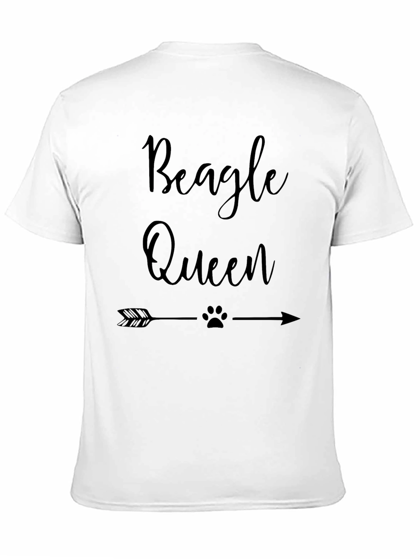 Beagle Queen Black Graphic Tee