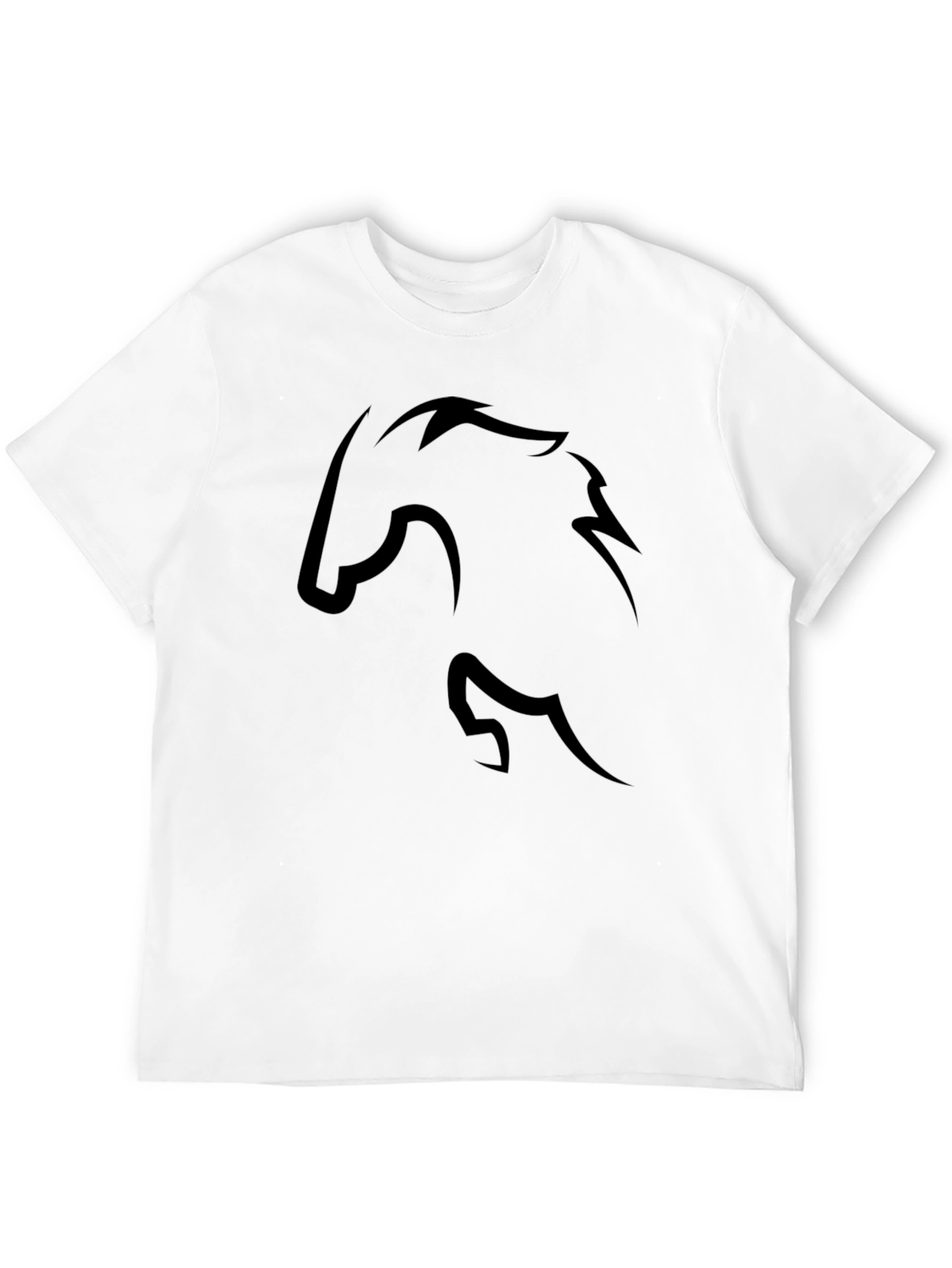 Black Horse Silhouette T-Shirt