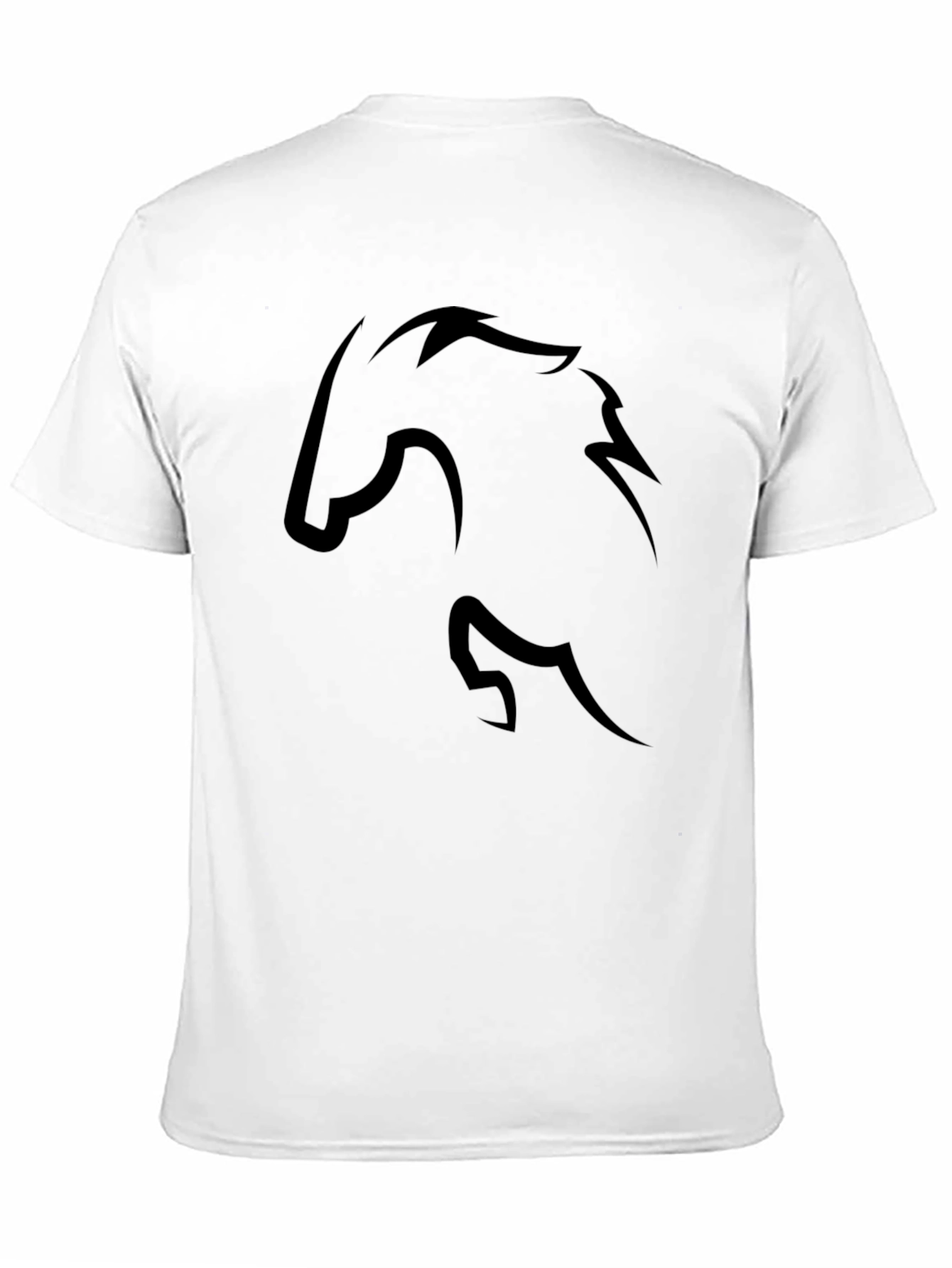 Black Horse Silhouette T-Shirt