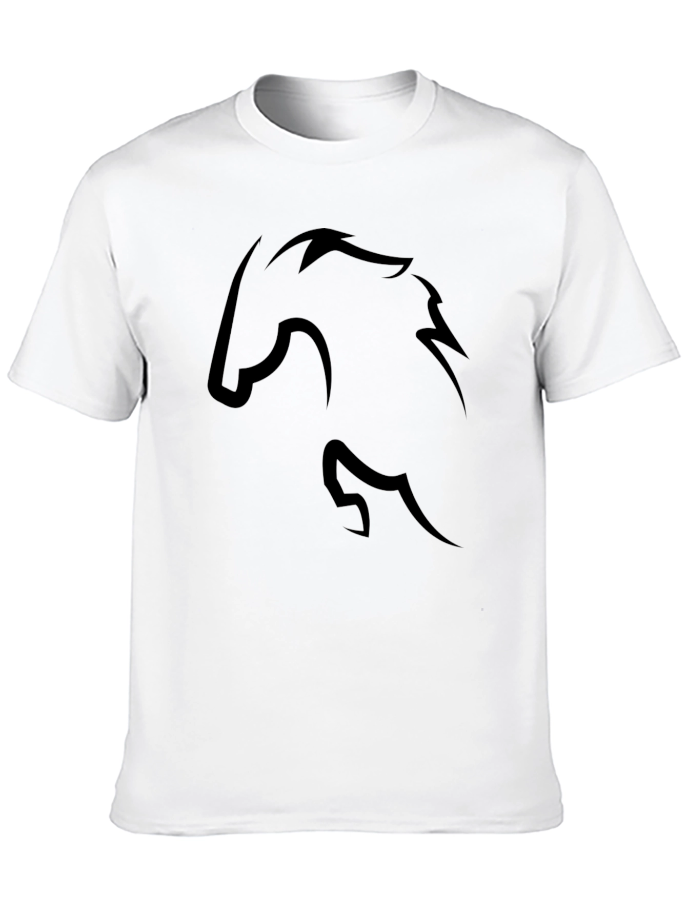 Black Horse Silhouette T-Shirt