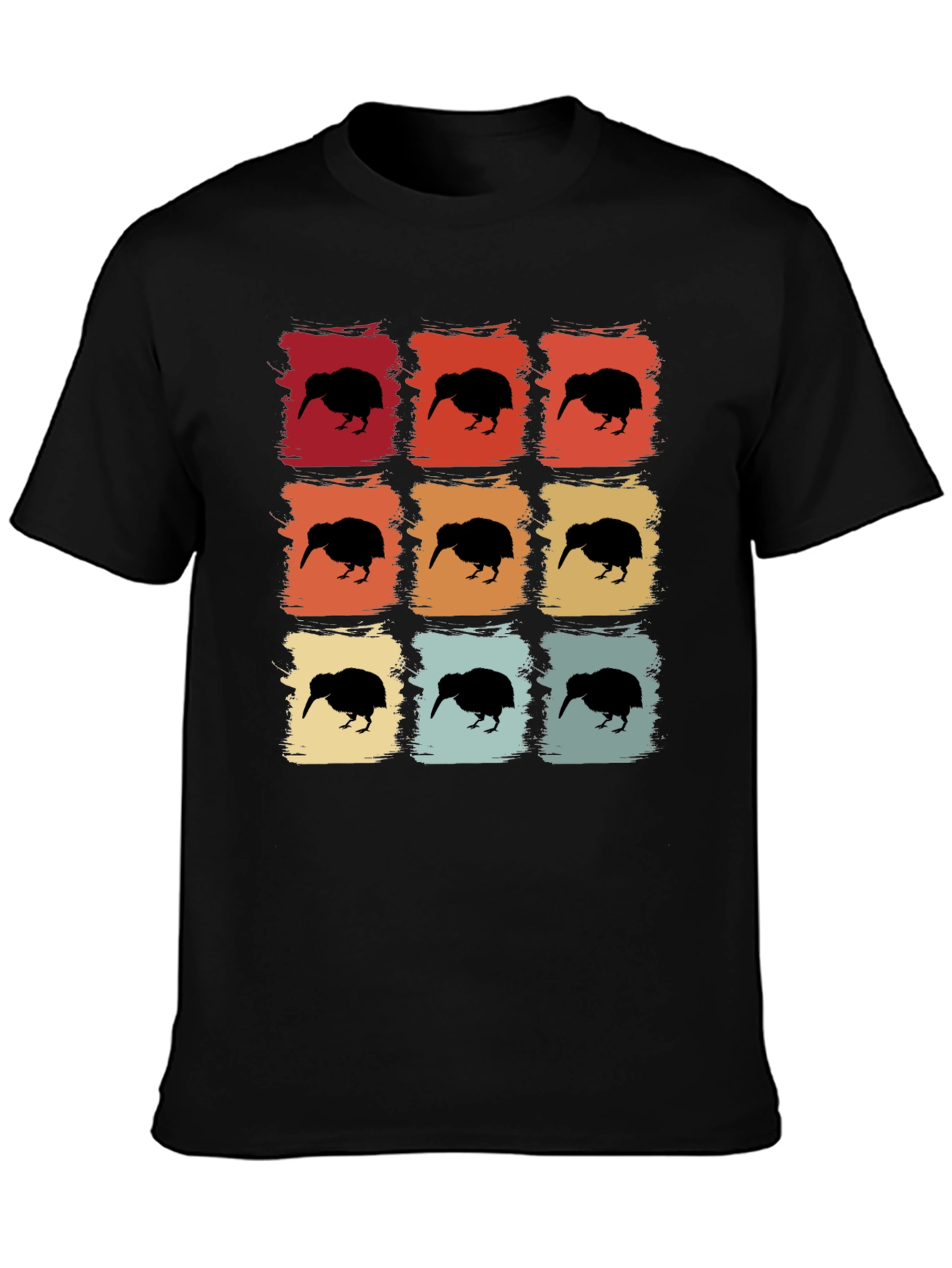 Retro Kiwi Bird Graphic T-Shirt