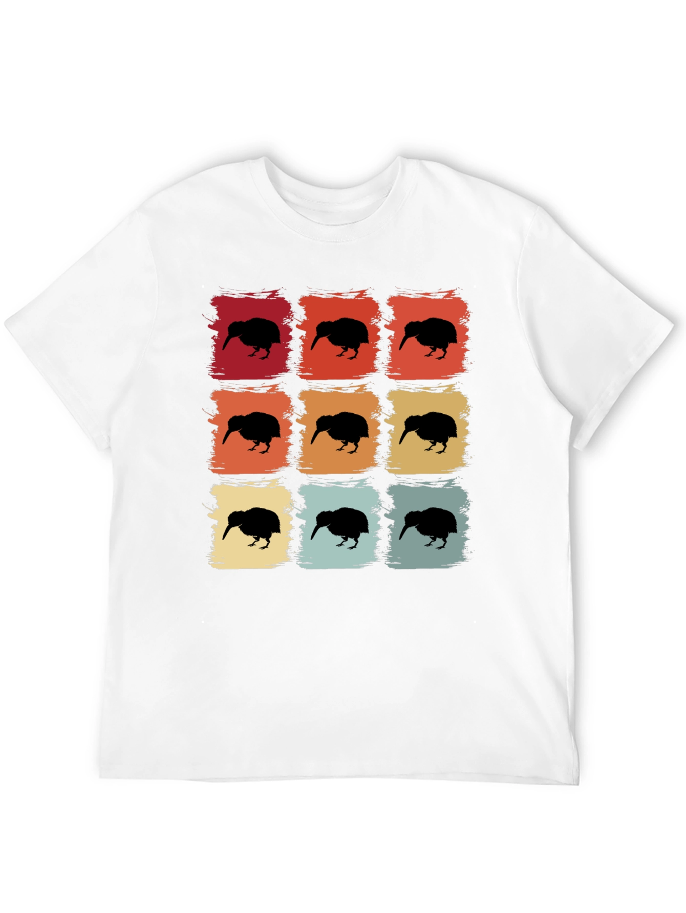 Retro Kiwi Bird Graphic T-Shirt