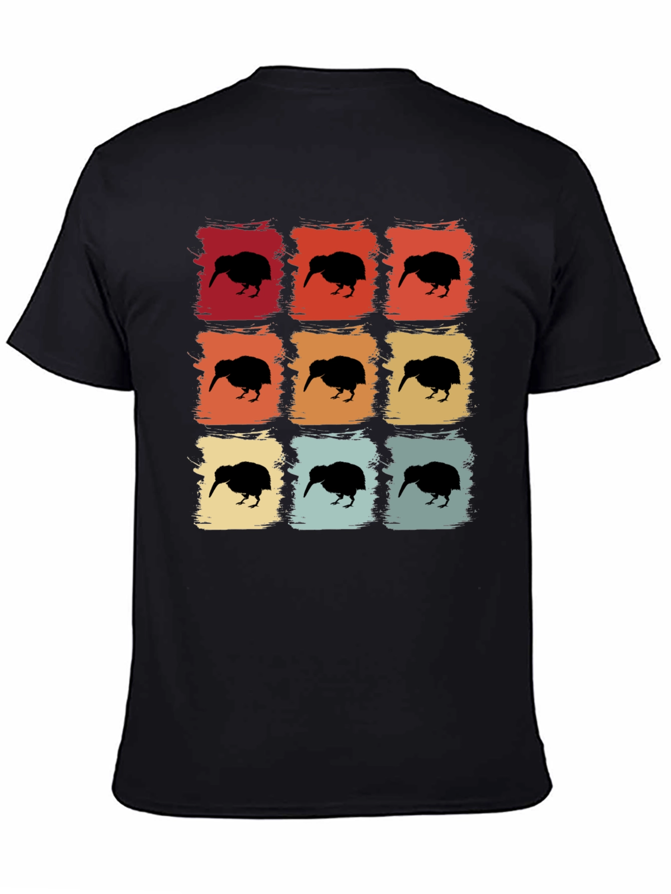 Retro Kiwi Bird Graphic T-Shirt