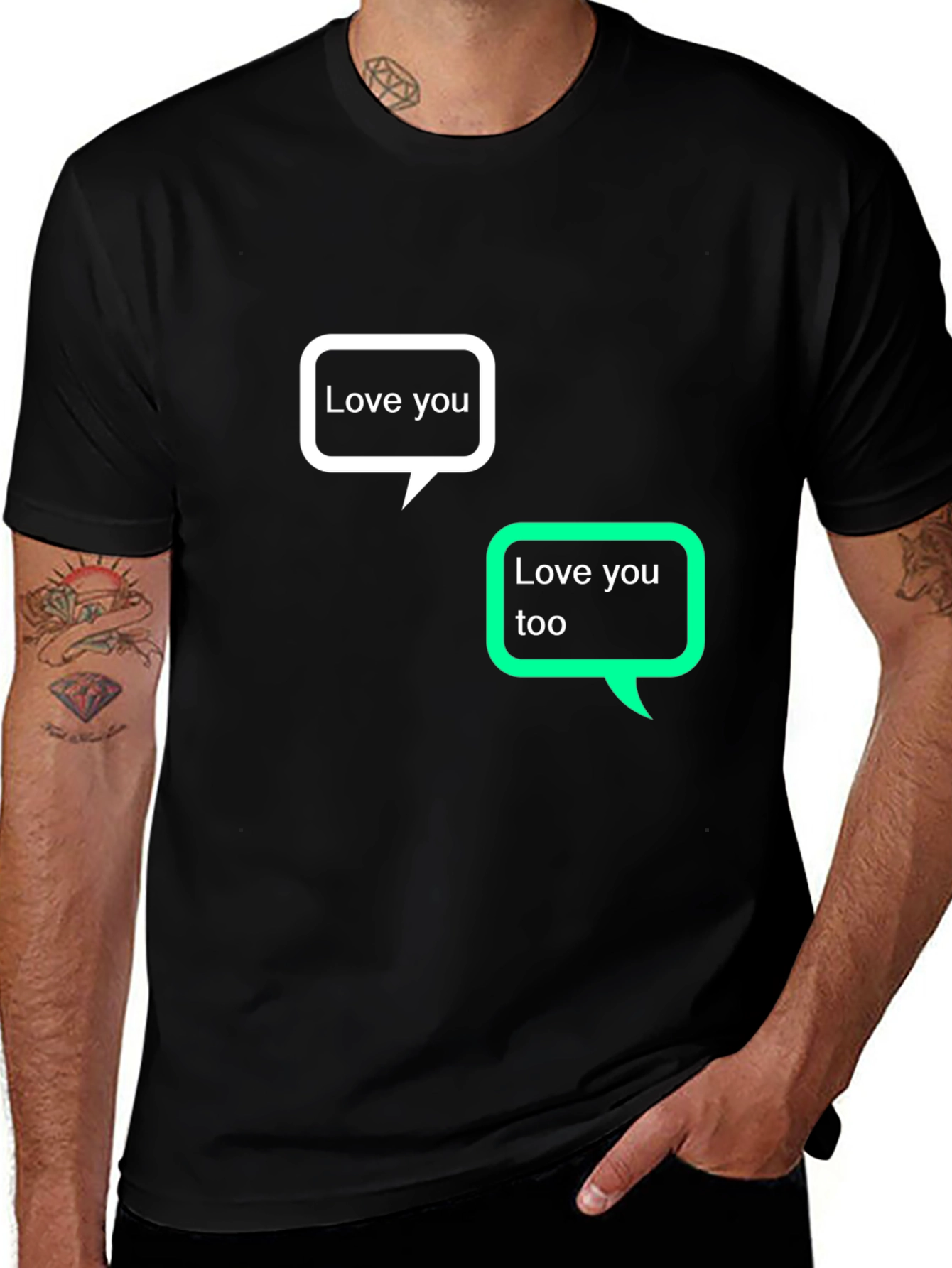 Love You Text Bubble T-Shirt