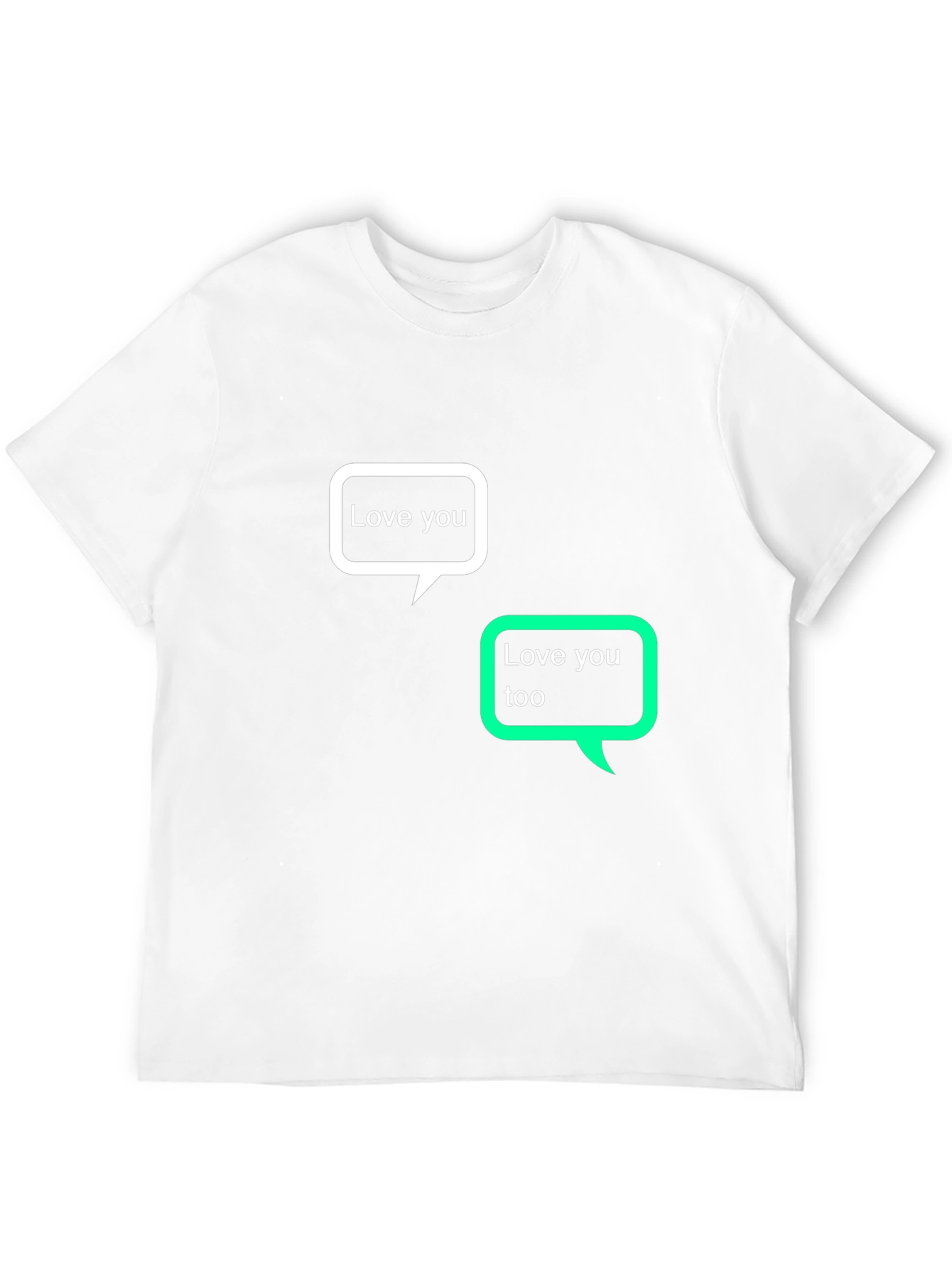 Love You Text Bubble T-Shirt