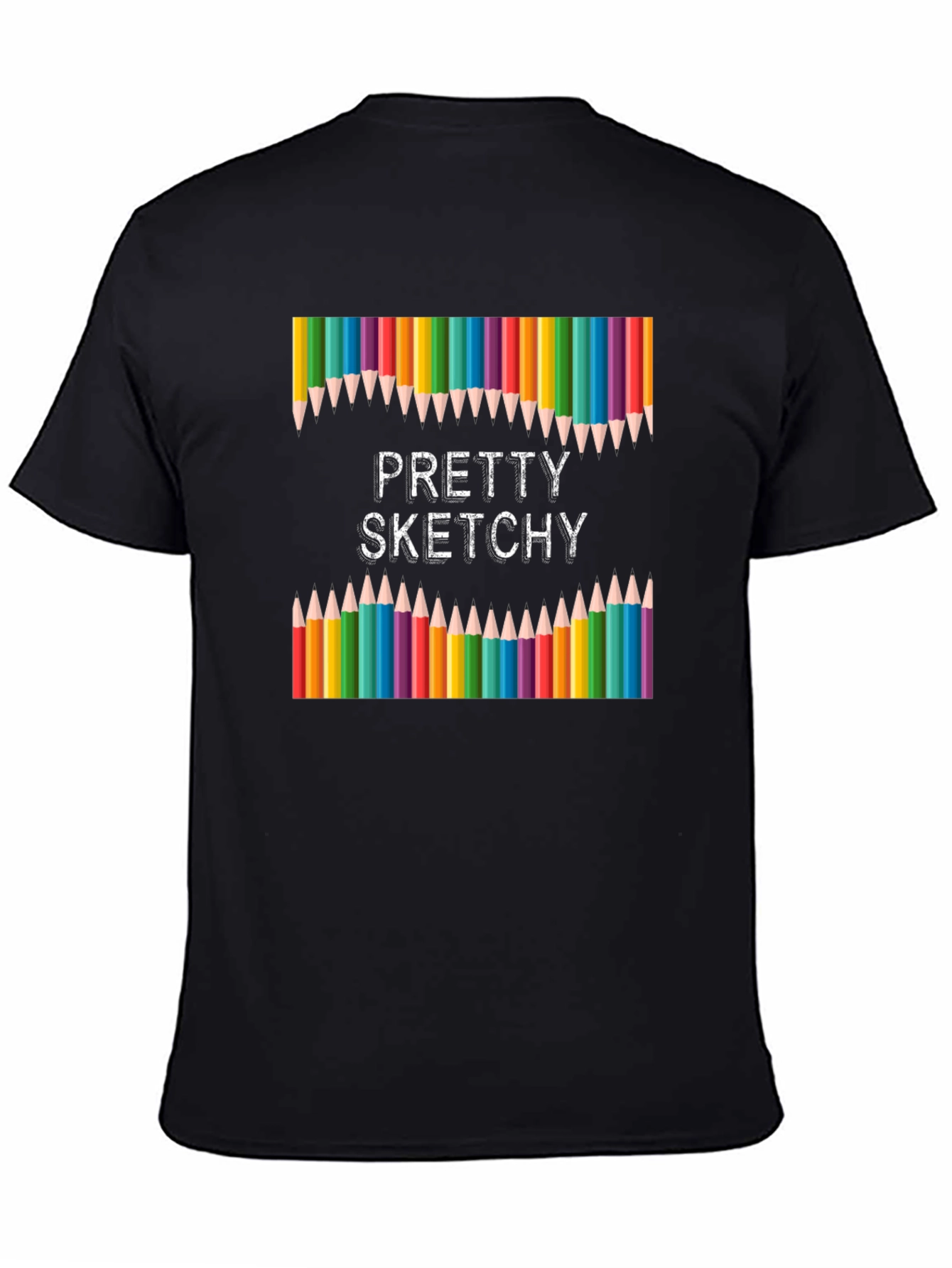 Pretty Sketchy Graphic T-Shirt