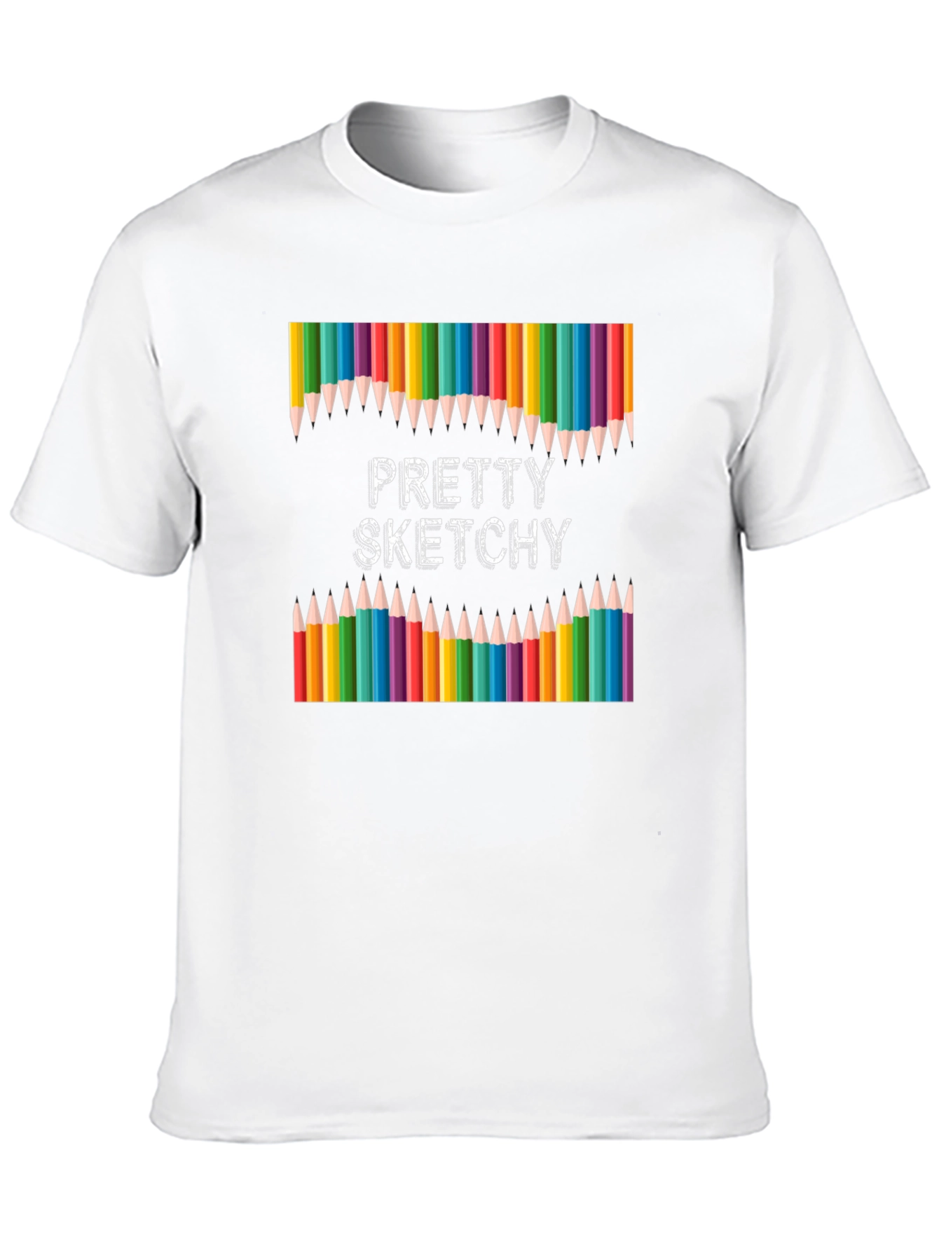 Pretty Sketchy Graphic T-Shirt
