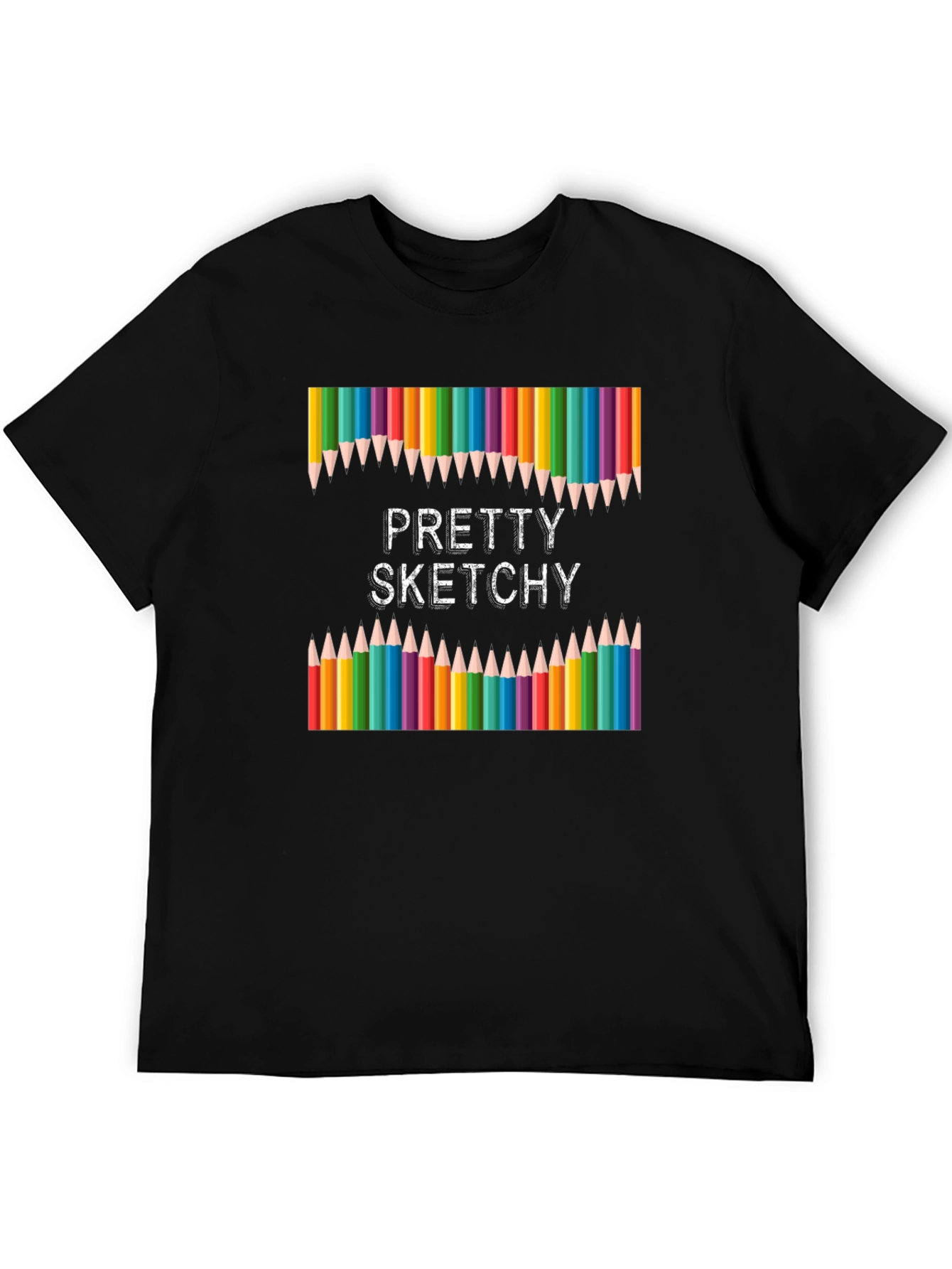 Pretty Sketchy Graphic T-Shirt