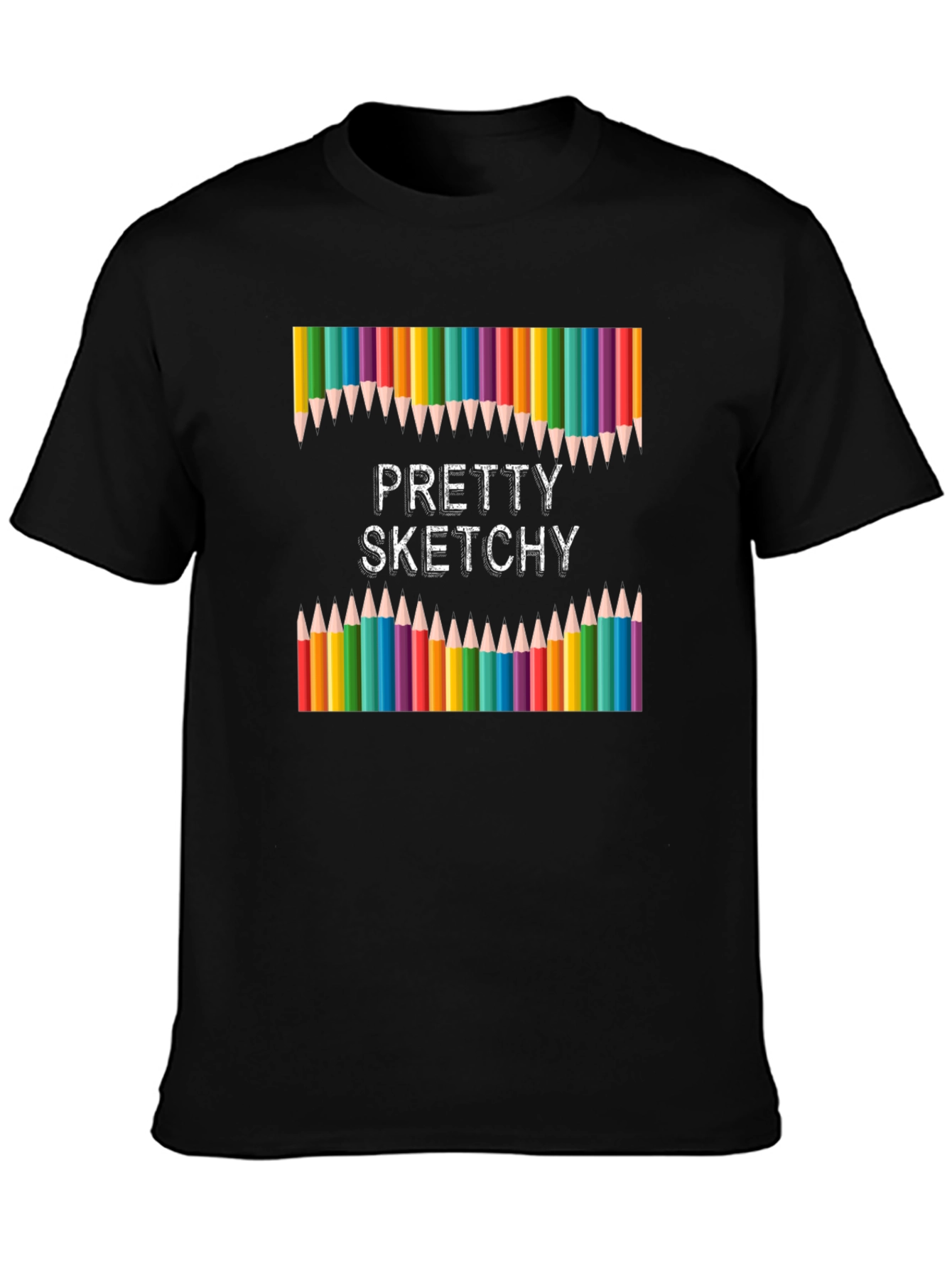 Pretty Sketchy Graphic T-Shirt