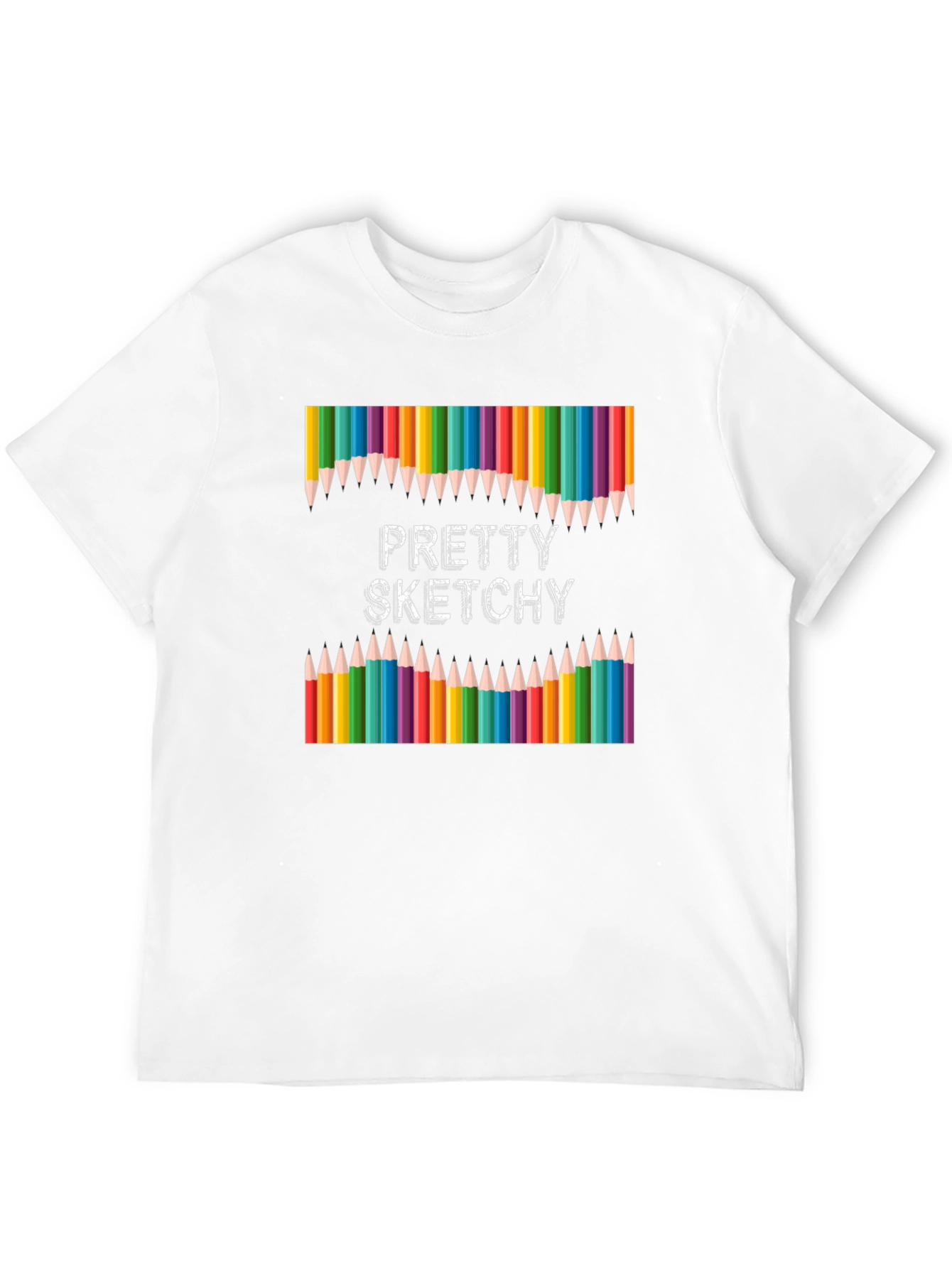 Pretty Sketchy Graphic T-Shirt