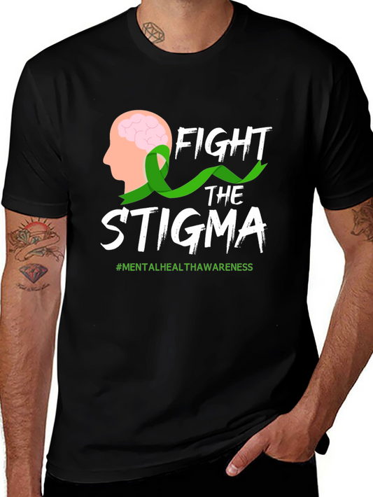 Fight Stigma T-Shirt Mental Health Awareness Tee
