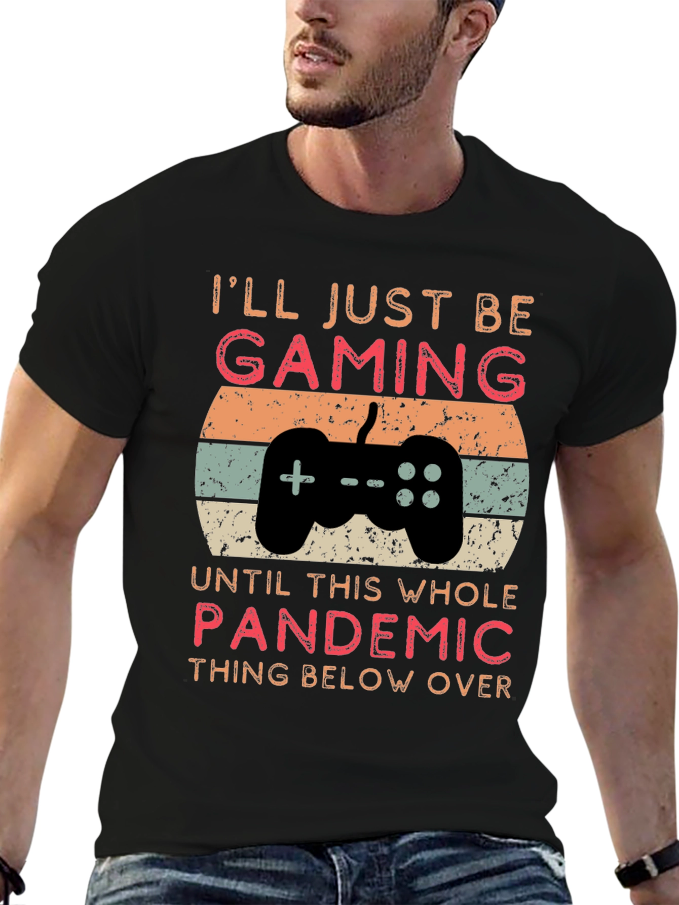 Gamer Pandemic T-Shirt - Funny Lockdown Tee