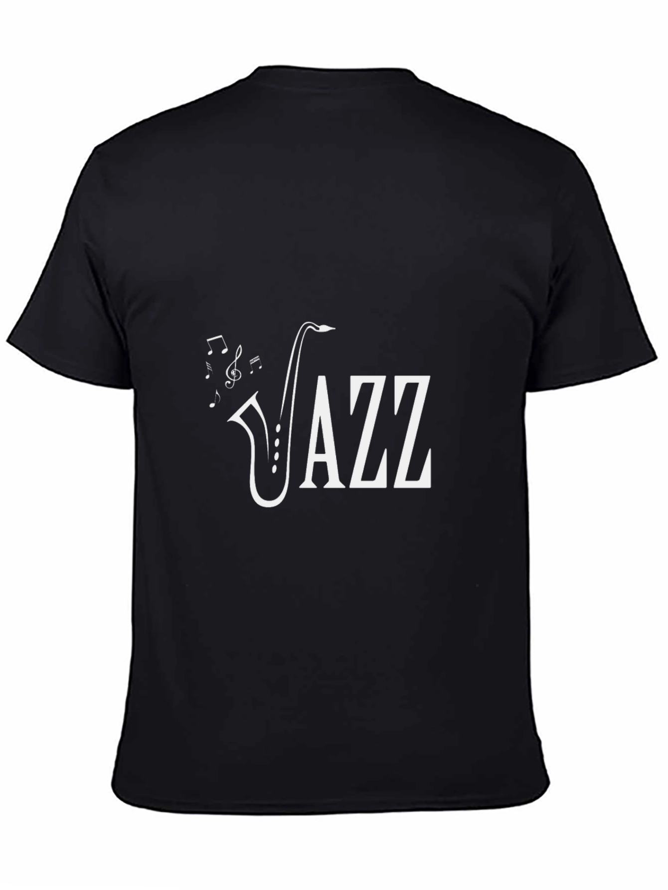 Jazz Saxophone Music T-Shirt - Black