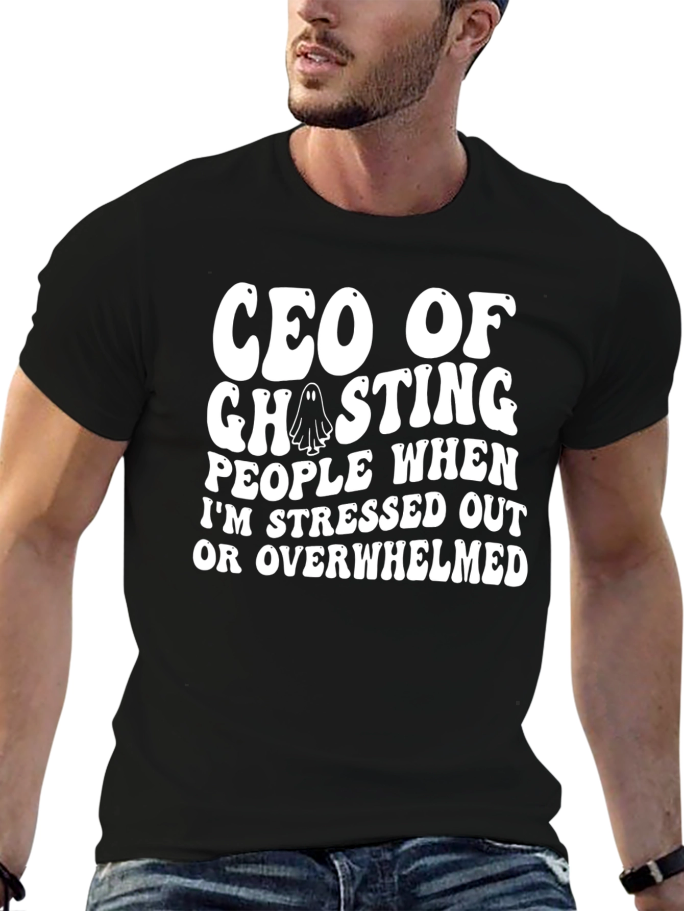 CEO of Ghosting Funny Slogan Graphic Tee