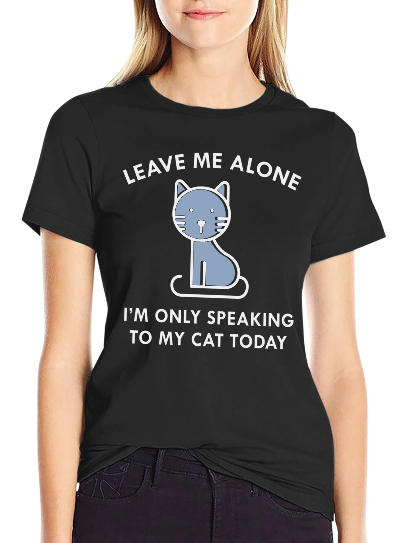 Leave Me Alone Cat T-Shirt - Funny Graphic Tee