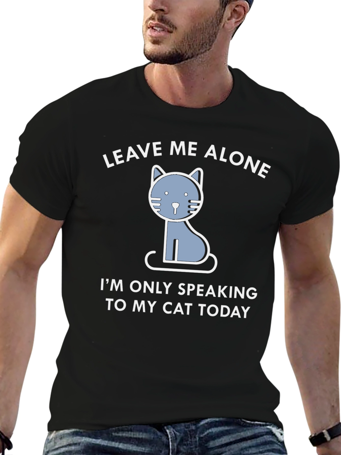 Leave Me Alone Cat T-Shirt - Funny Graphic Tee
