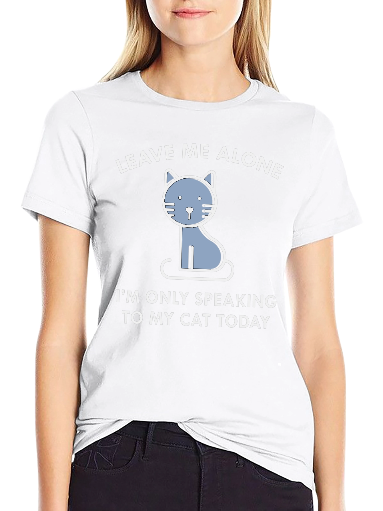 Leave Me Alone Cat T-Shirt - Funny Graphic Tee