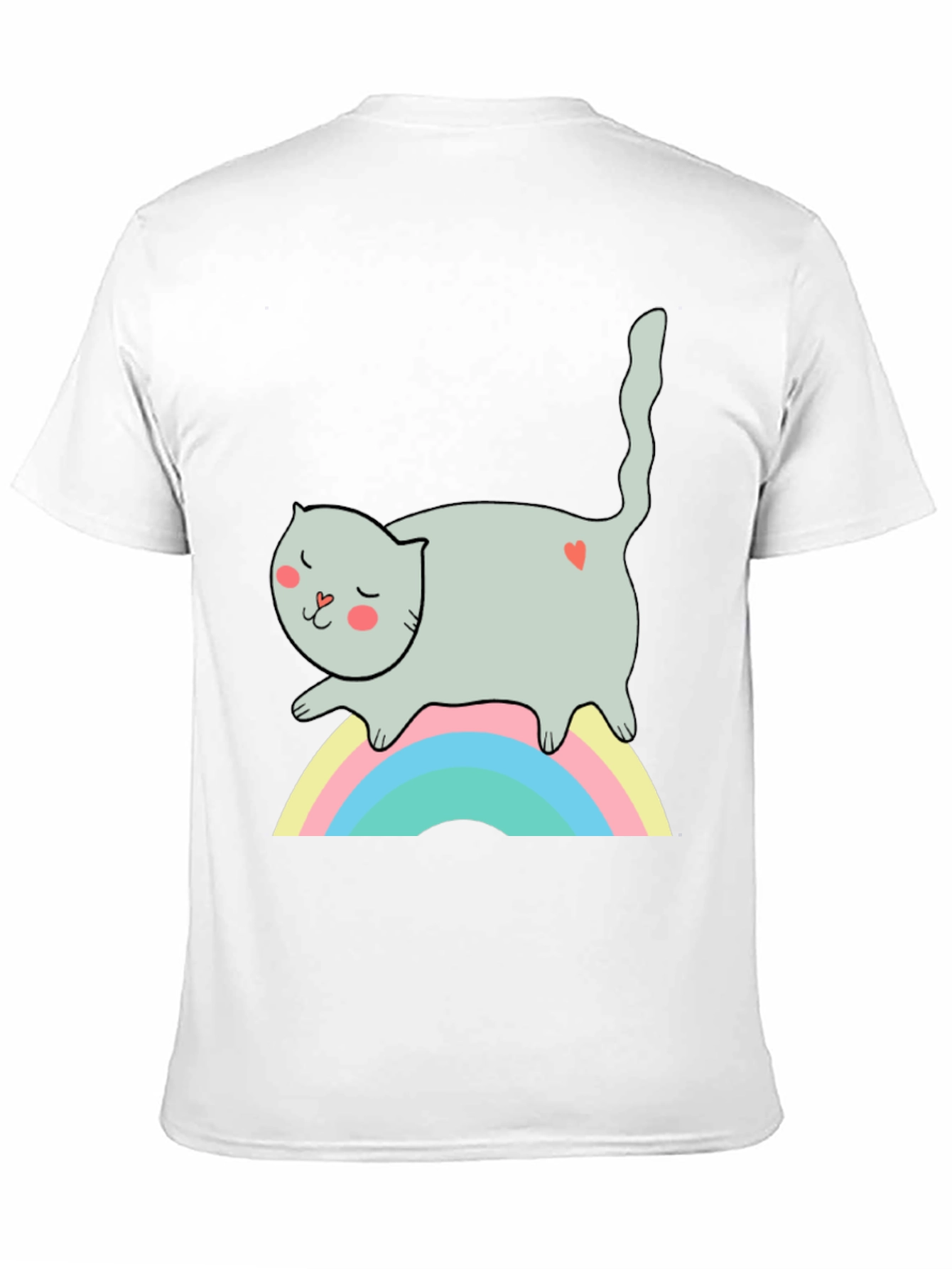 Cute Cat Rainbow T-Shirt