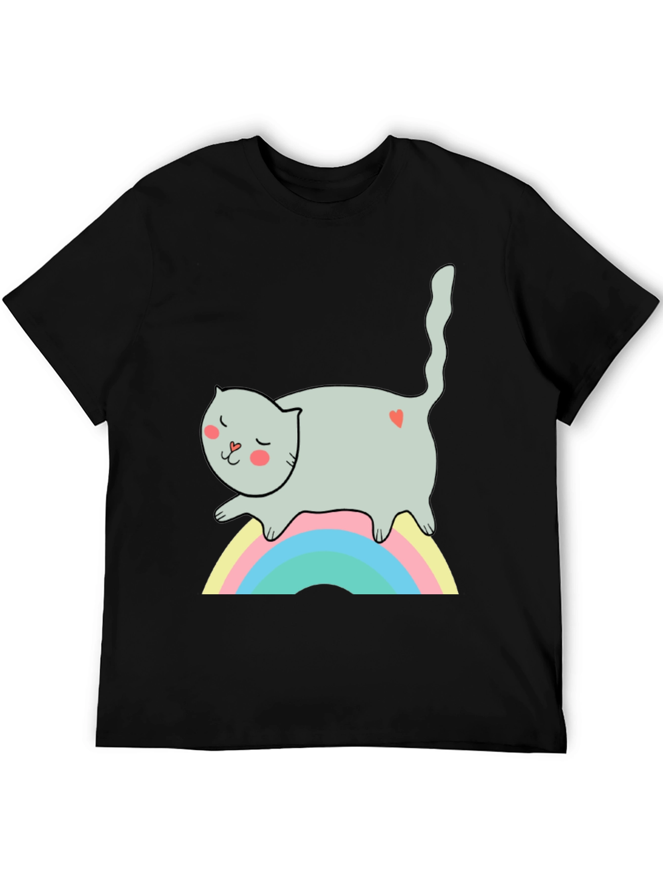 Cute Cat Rainbow T-Shirt