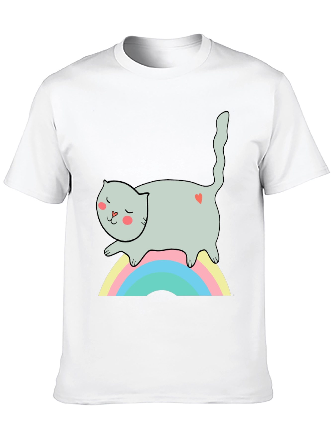 Cute Cat Rainbow T-Shirt