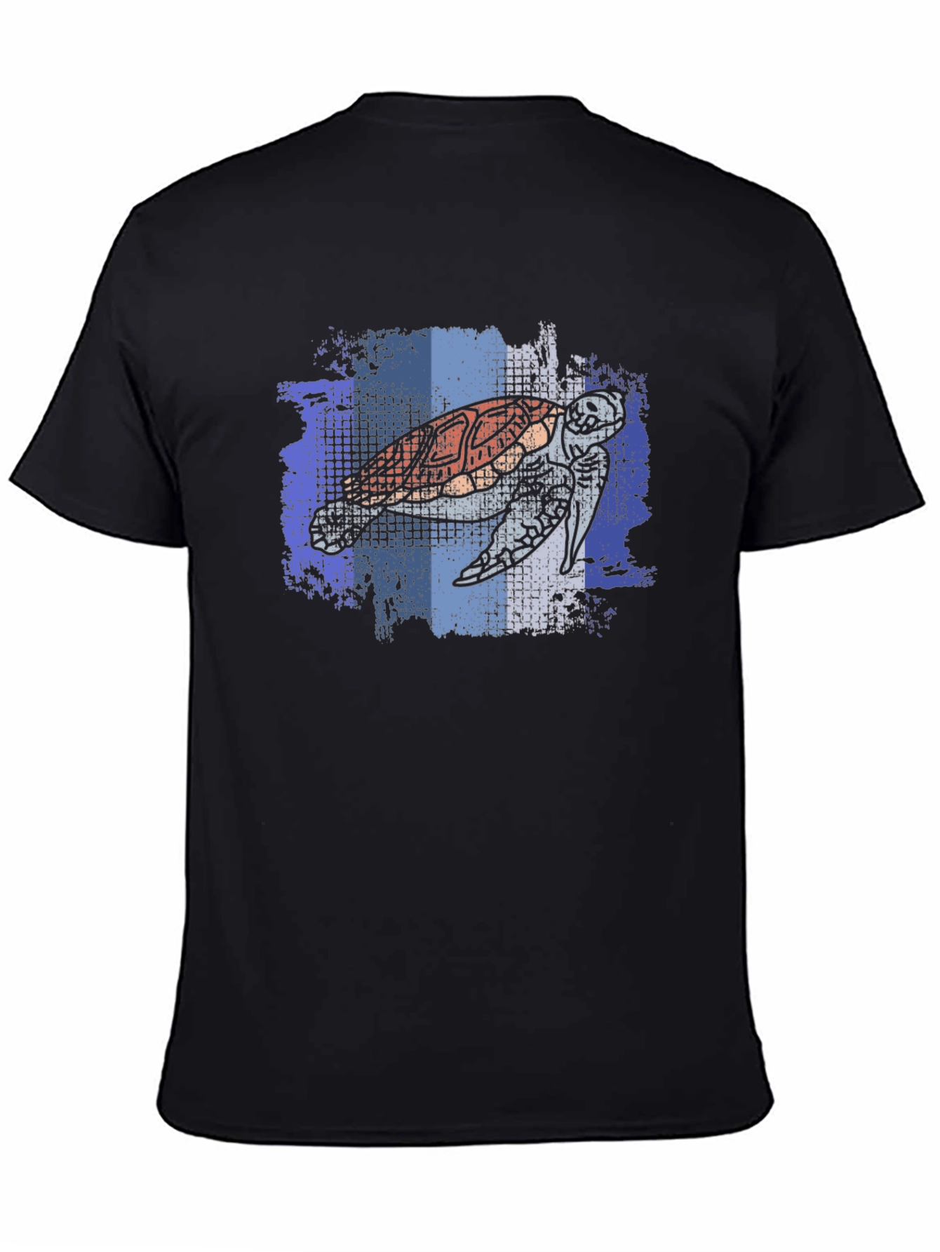 Sea Turtle Graphic Tee - Mens Black T-Shirt