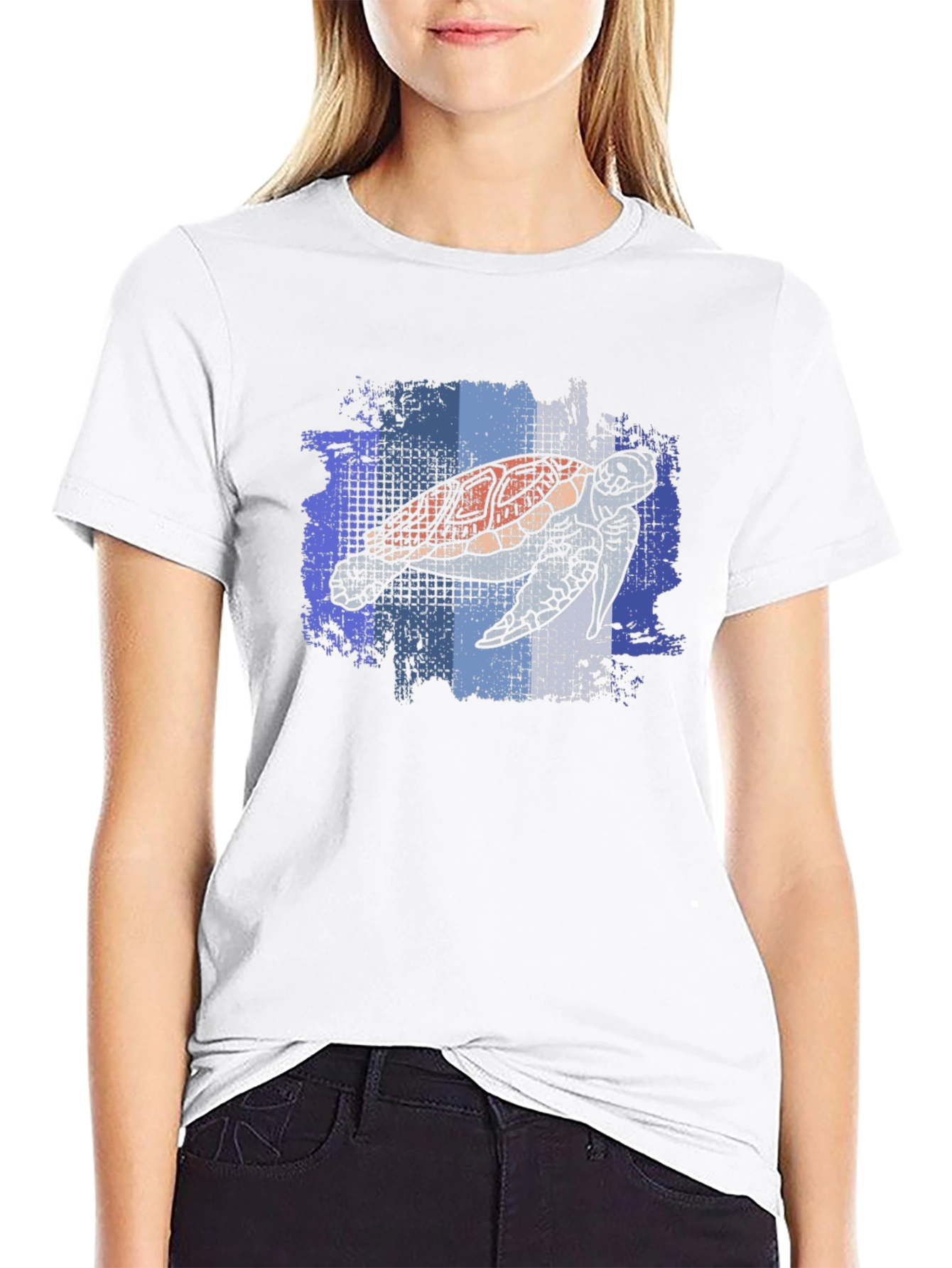 Sea Turtle Graphic Tee - Mens Black T-Shirt