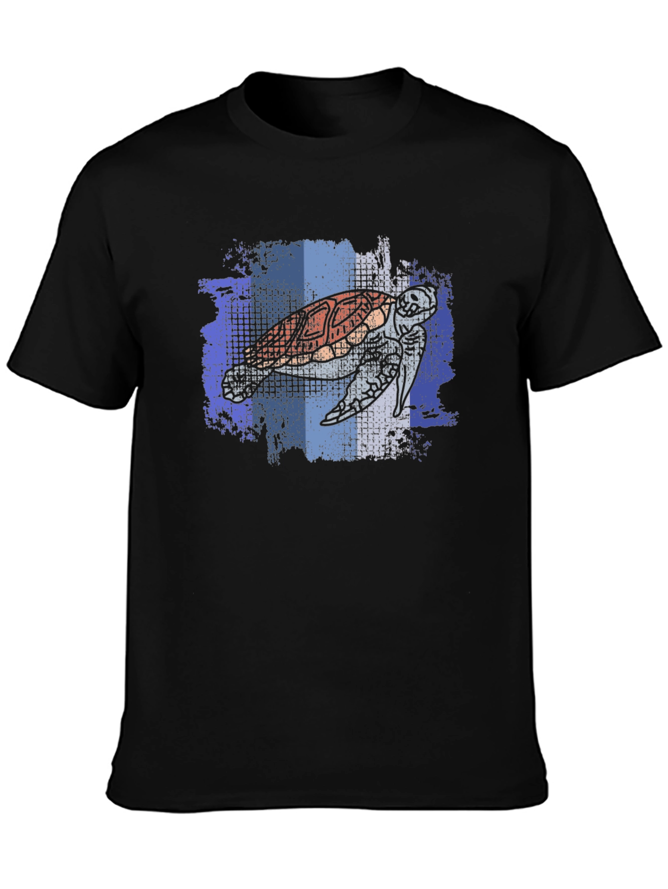 Sea Turtle Graphic Tee - Mens Black T-Shirt