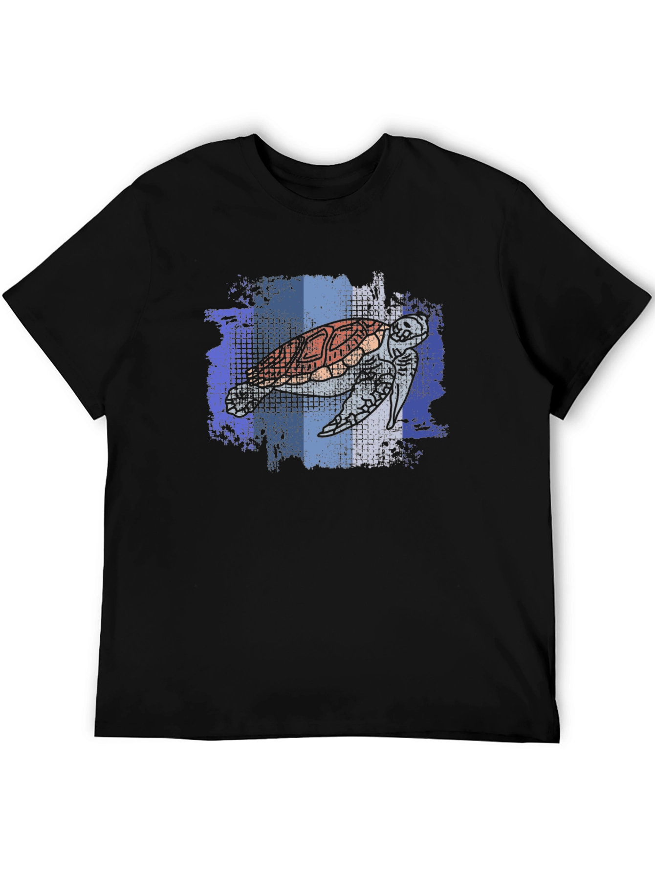 Sea Turtle Graphic Tee - Mens Black T-Shirt