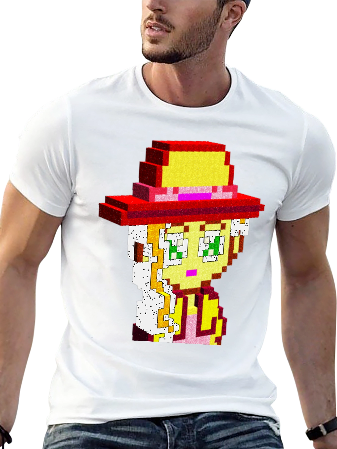 Pixel Art Character Graphic Tee