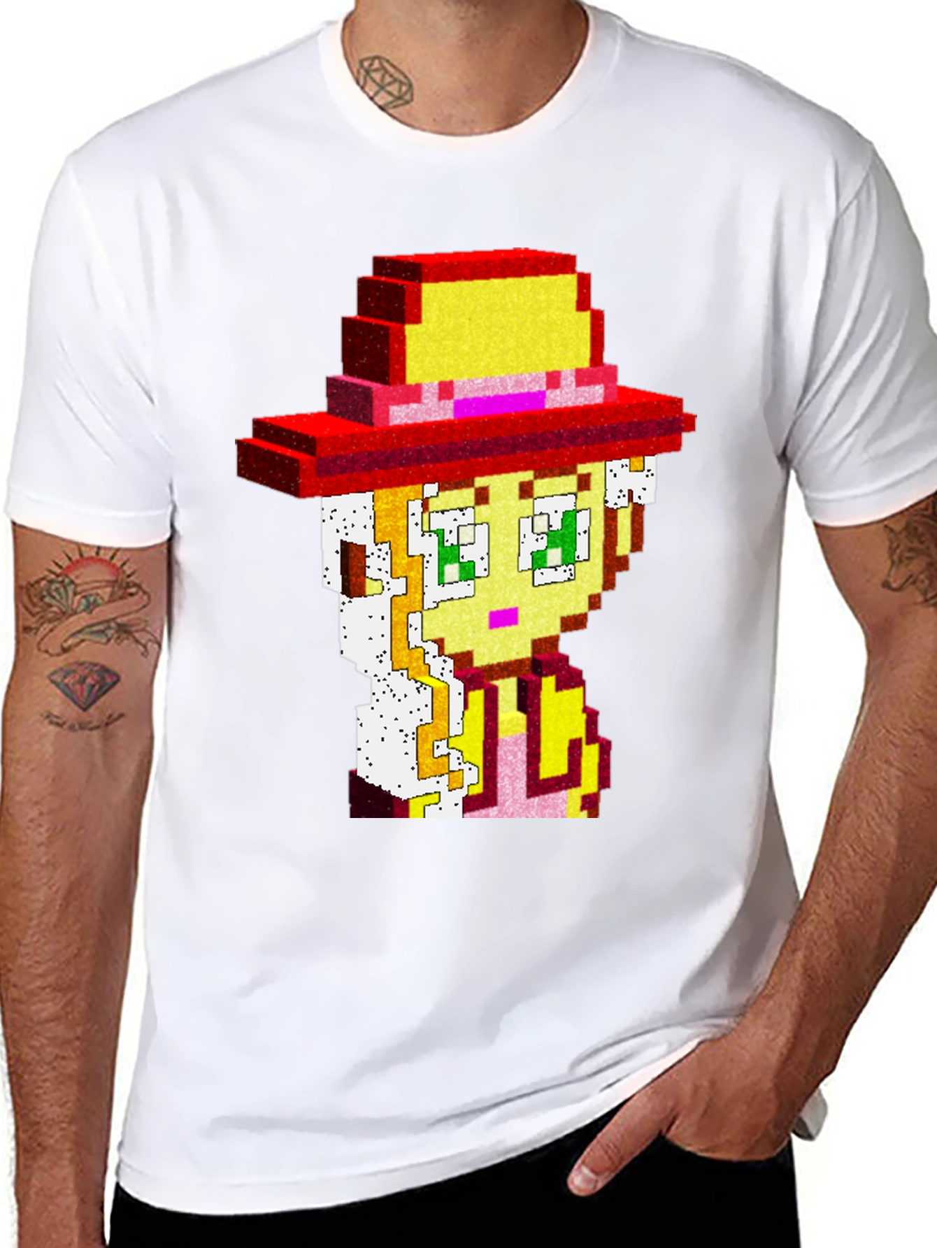 Pixel Art Character Graphic Tee