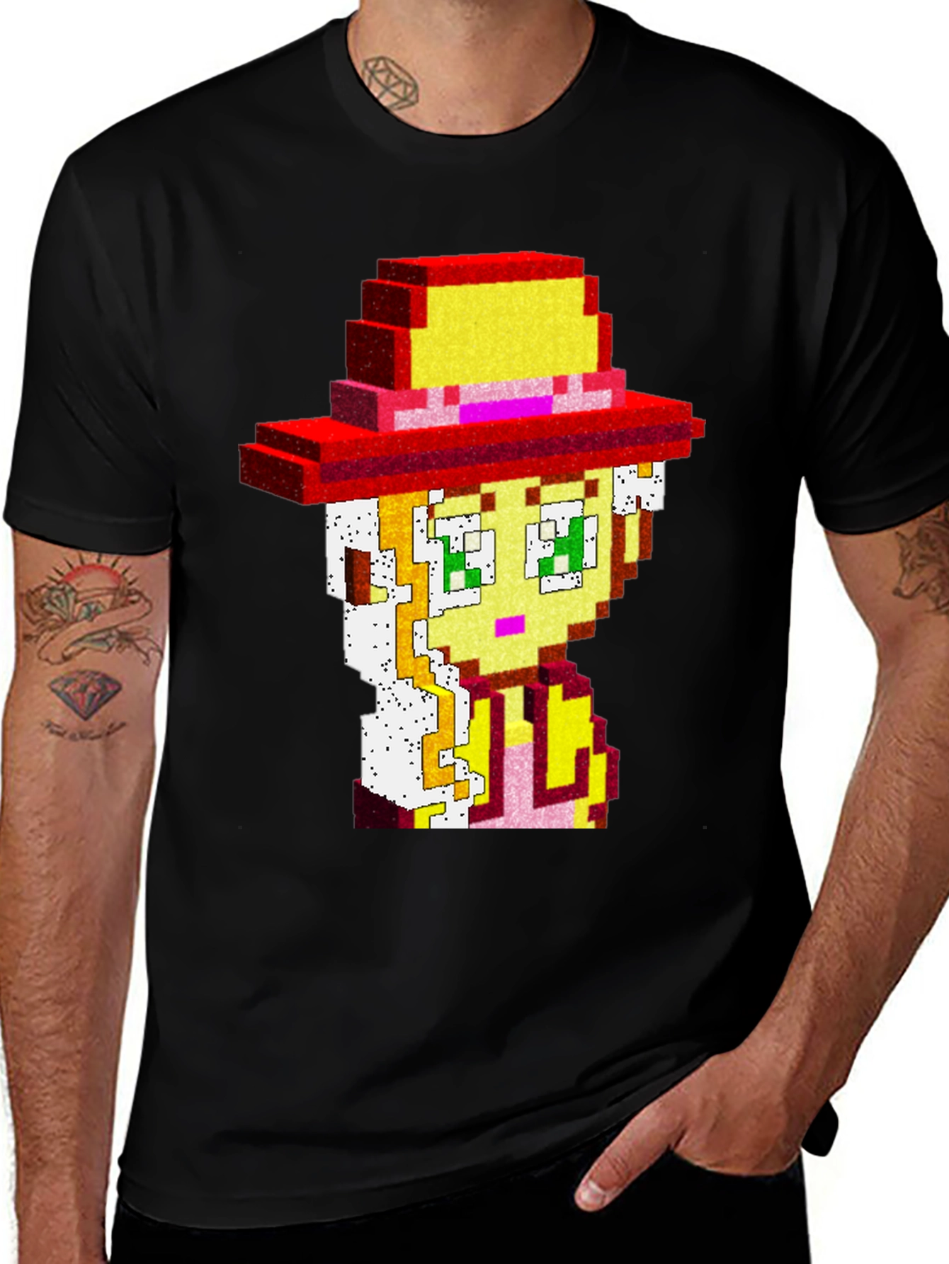 Pixel Art Character Graphic Tee