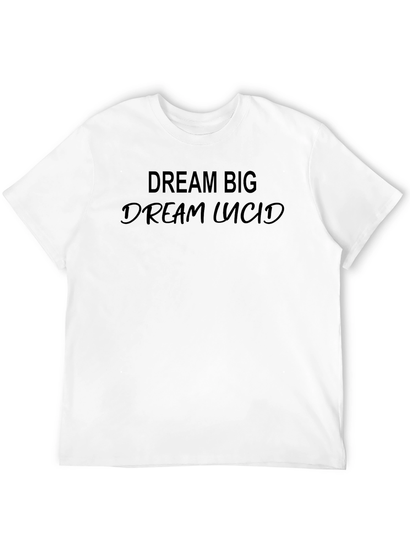 Dream Big Lucid Black T-Shirt