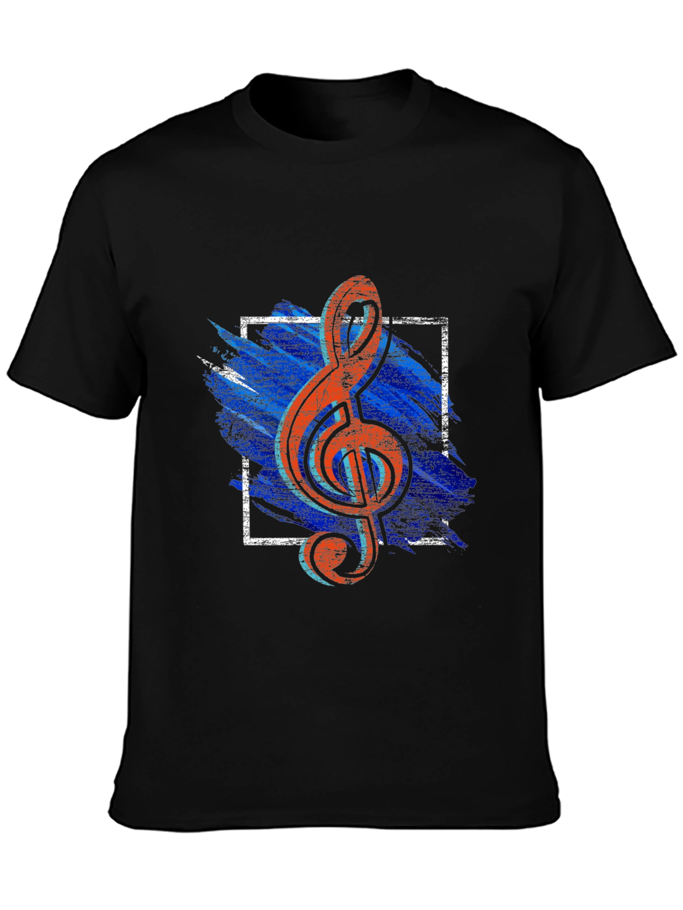 Music Note Graphic Tee - Stylish Mens T-Shirt