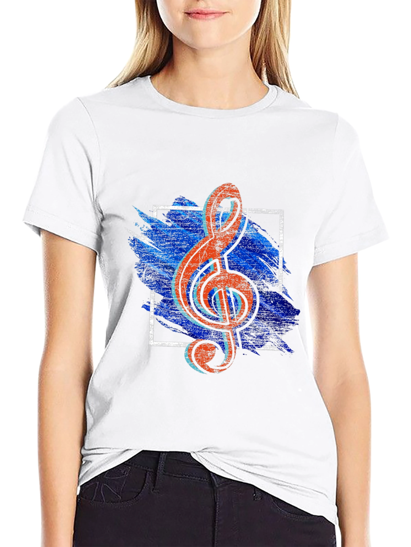 Music Note Graphic Tee - Stylish Mens T-Shirt