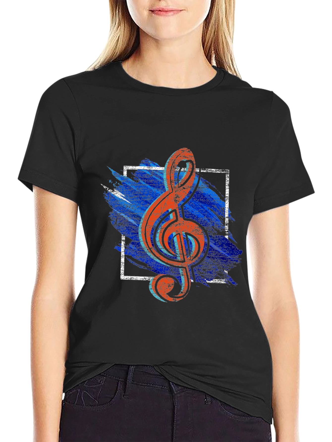 Music Note Graphic Tee - Stylish Mens T-Shirt
