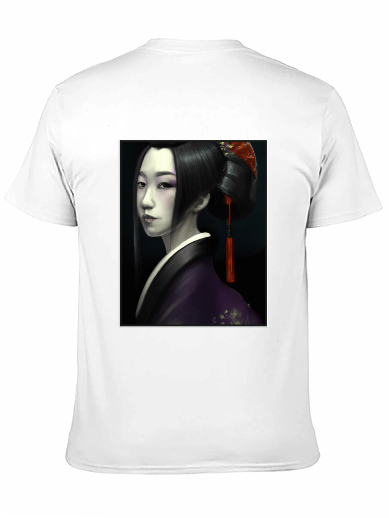Geisha Graphic Tee - Unisex Black T-Shirt
