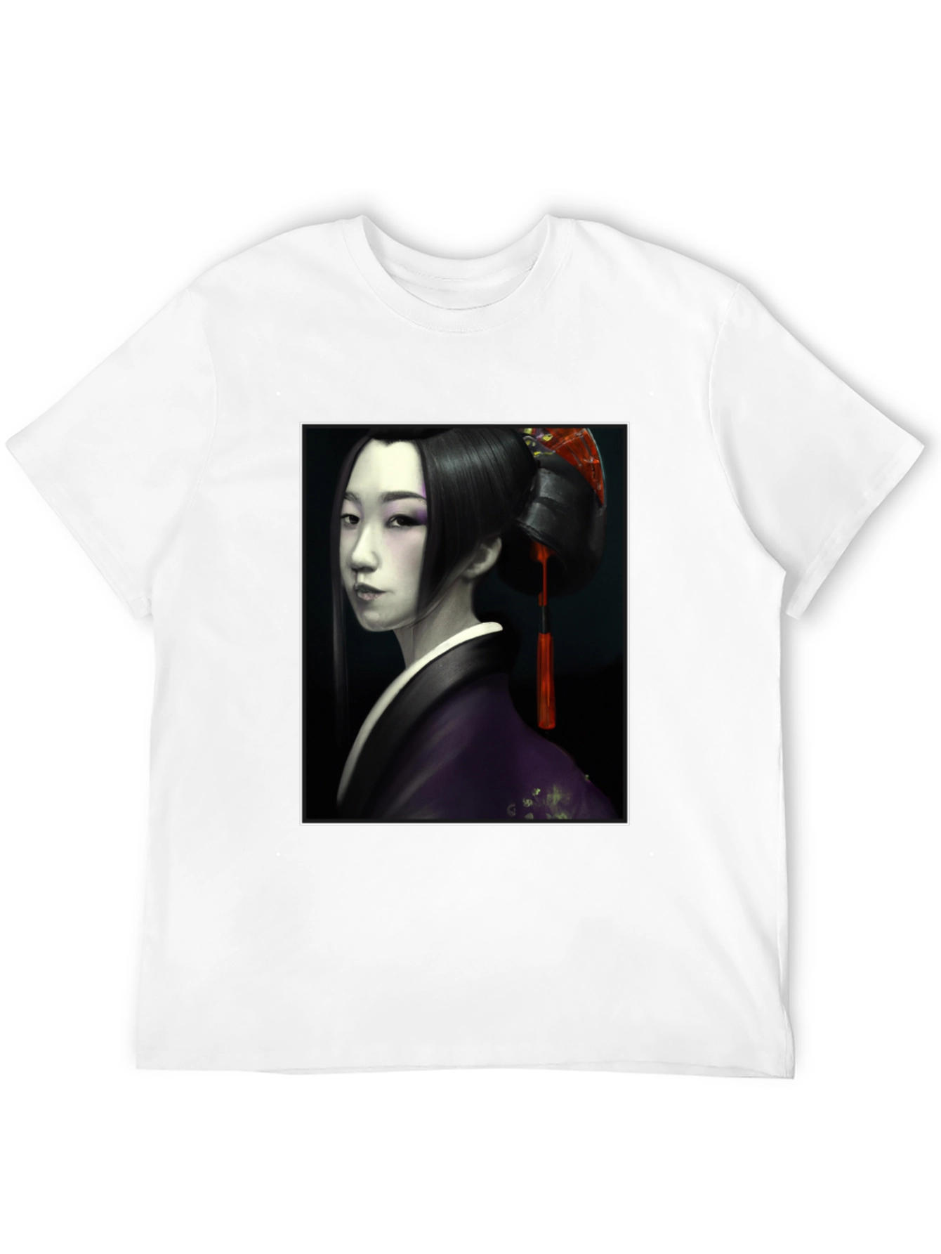 Geisha Graphic Tee - Unisex Black T-Shirt