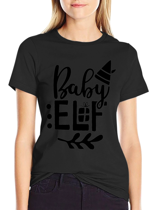 Baby Elf Christmas Graphic Tee - Holiday Apparel