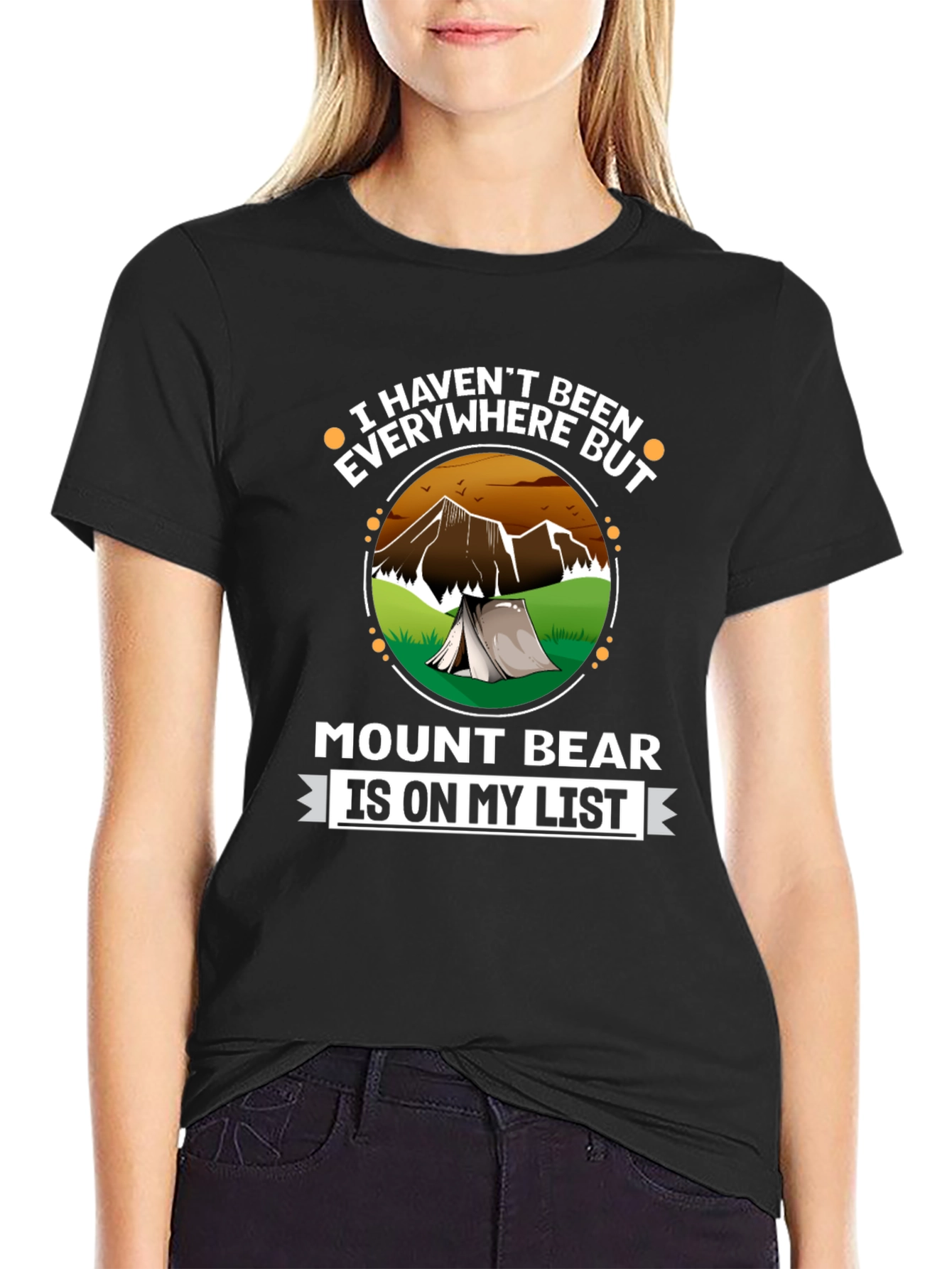 Mount Bear List T-Shirt - Adventure Awaits