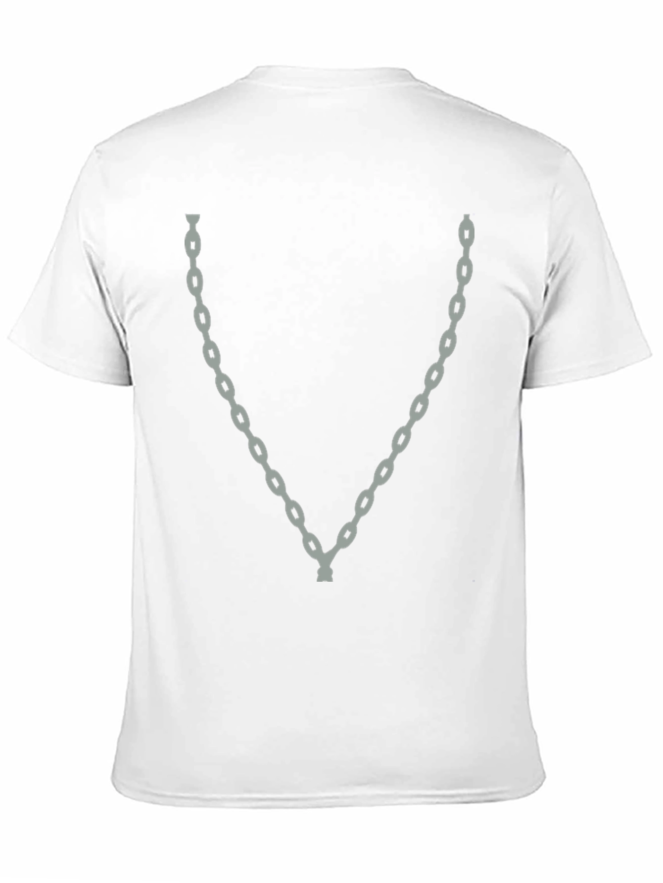 Chain Graphic Black T-Shirt - Casual Style