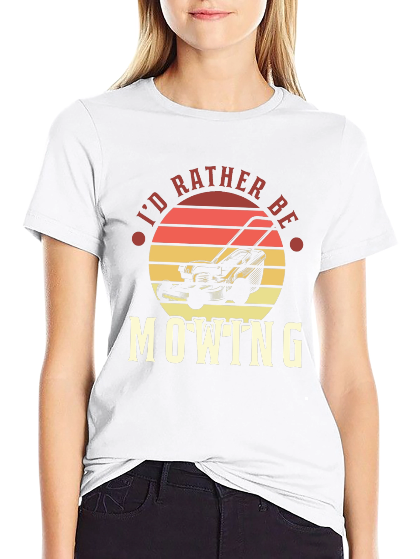 Id Rather Be Mowing T-Shirt
