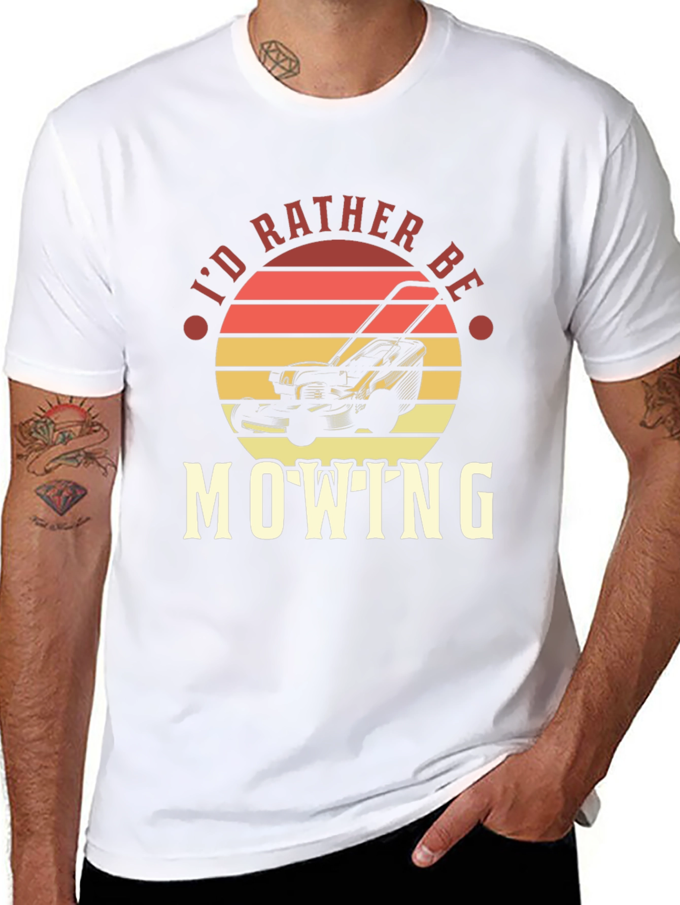 Id Rather Be Mowing T-Shirt