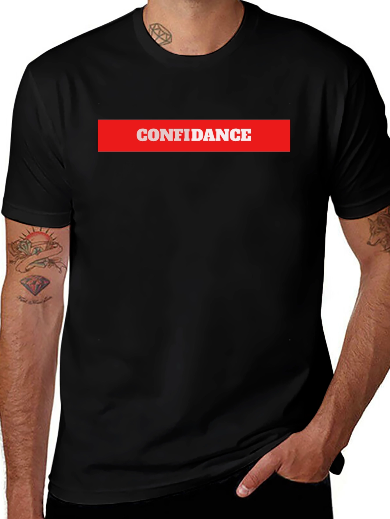 Confidence Graphic Tee - Black