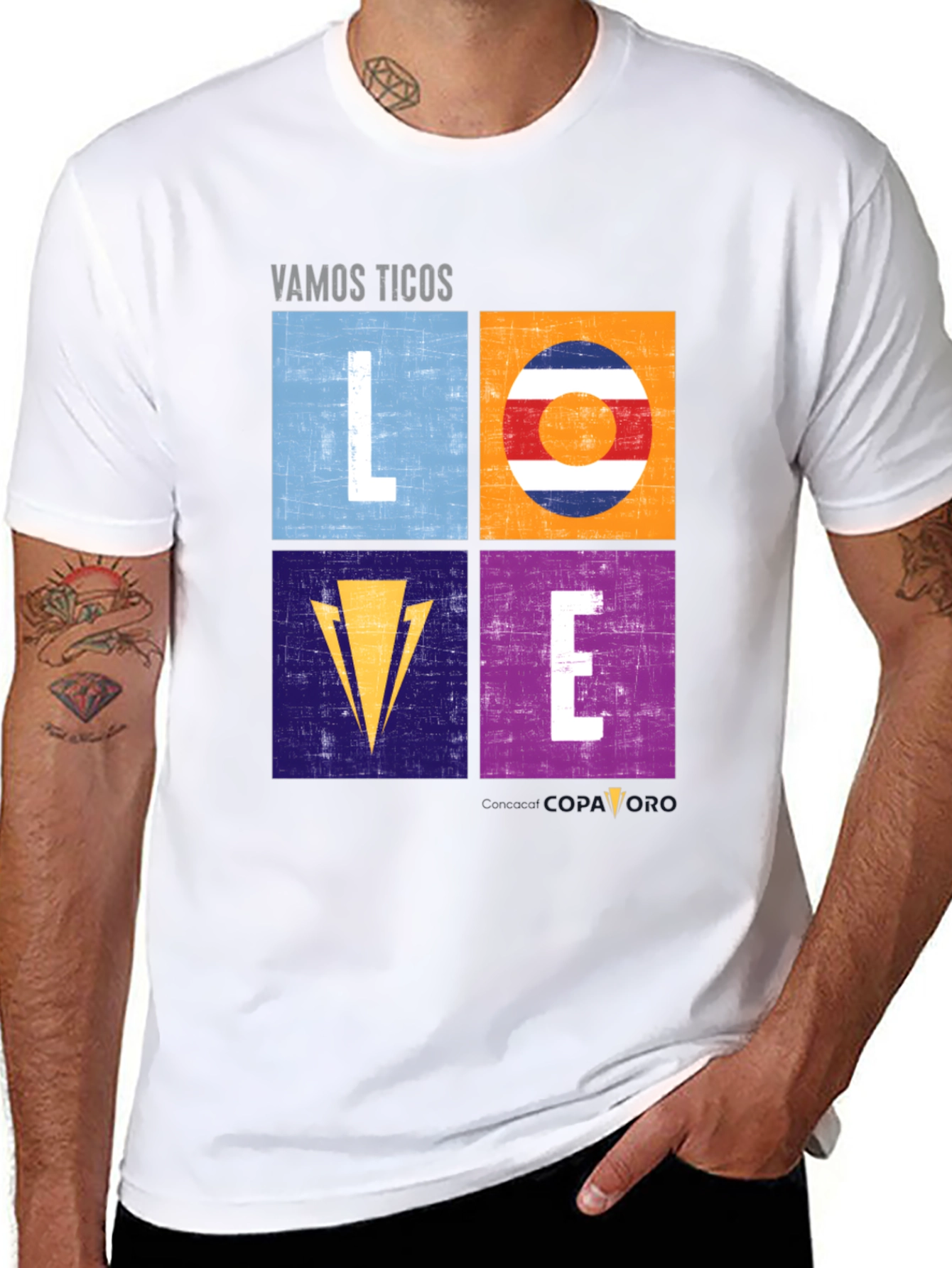 Vamos Ticos LOVE Graphic Tee