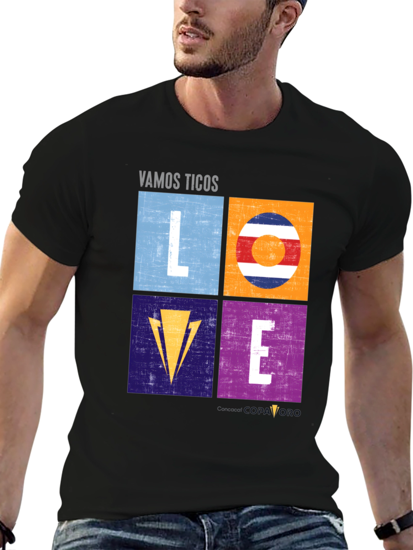 Vamos Ticos LOVE Graphic Tee