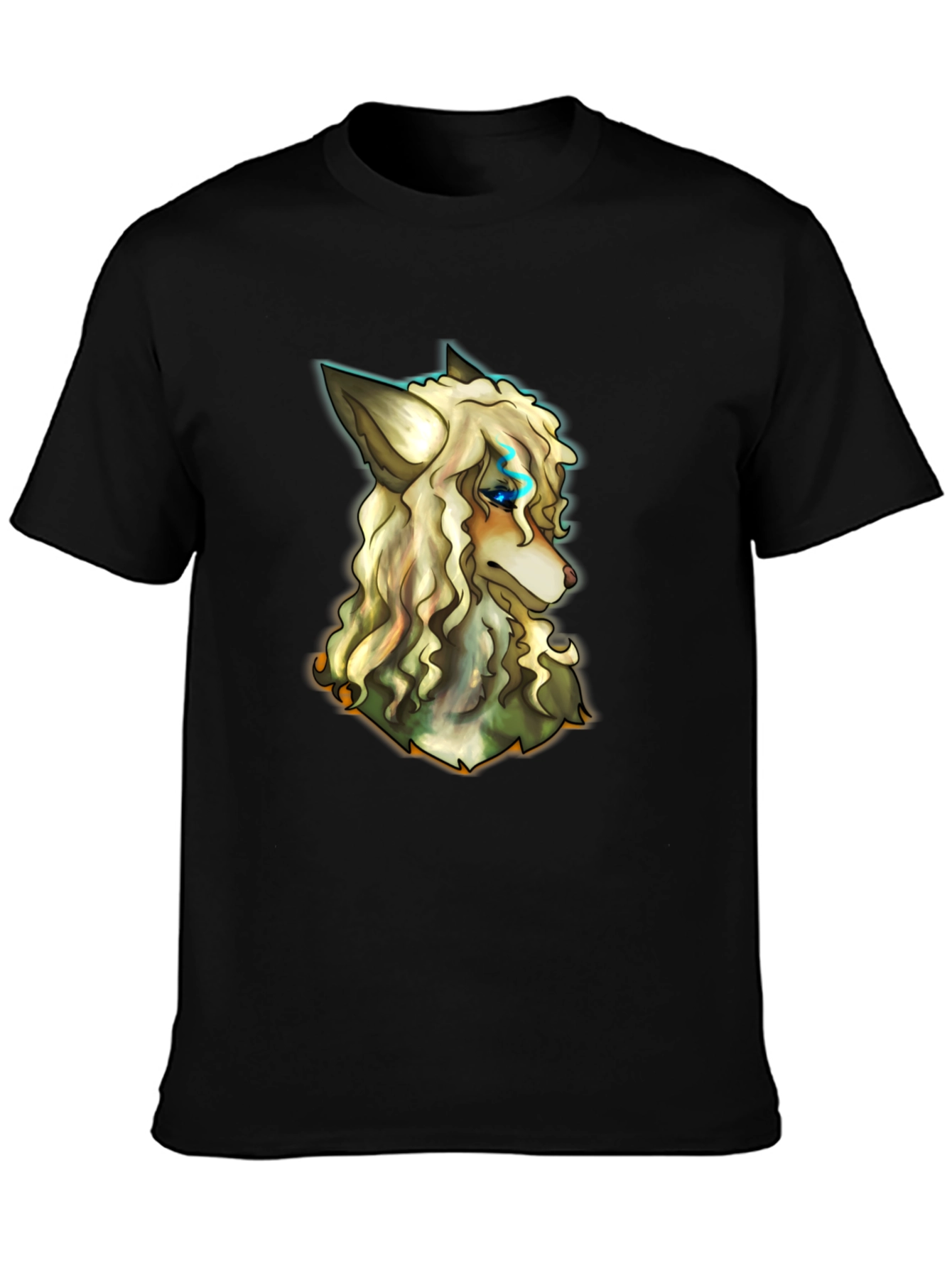 Wolf Graphic Black T-Shirt