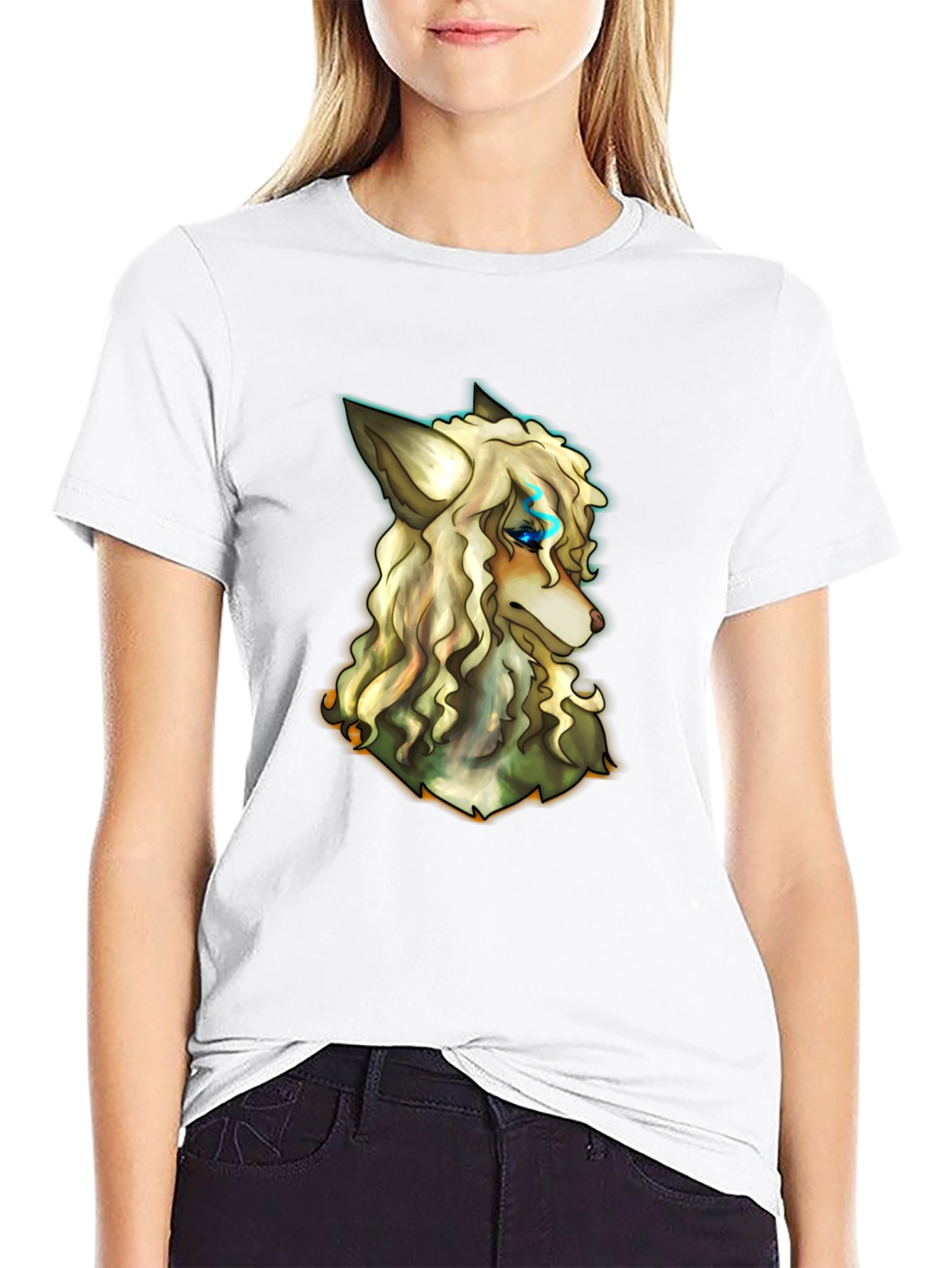 Wolf Graphic Black T-Shirt