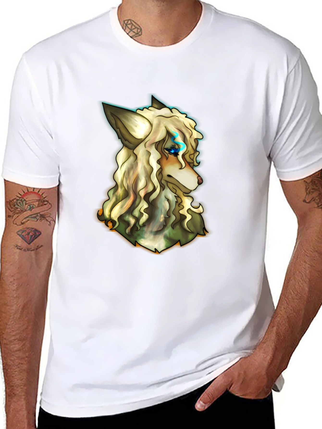 Wolf Graphic Black T-Shirt