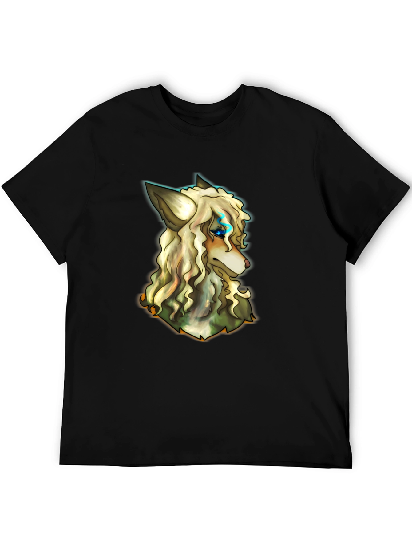 Wolf Graphic Black T-Shirt