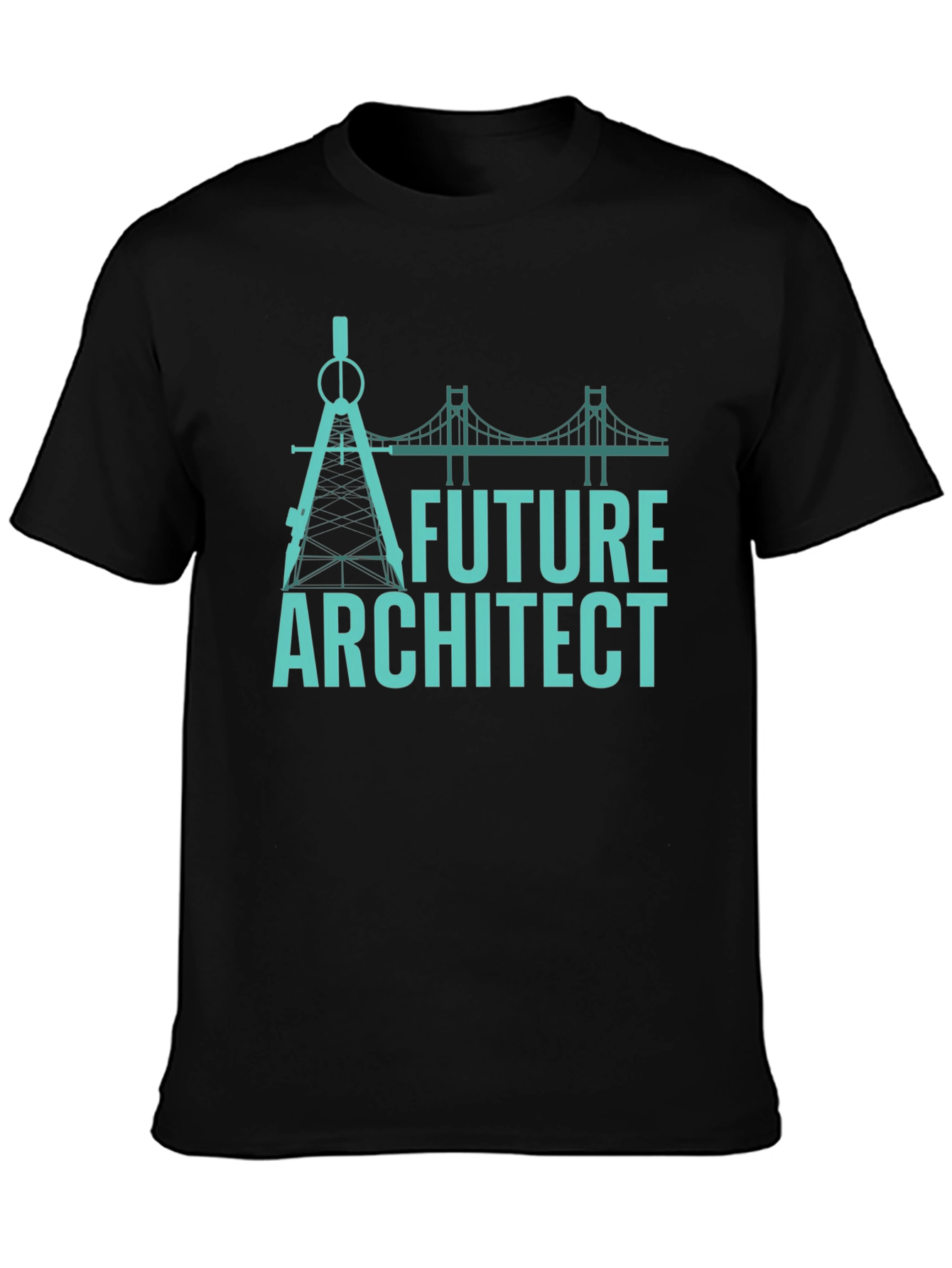 Future Architect Graphic Tee - Black
